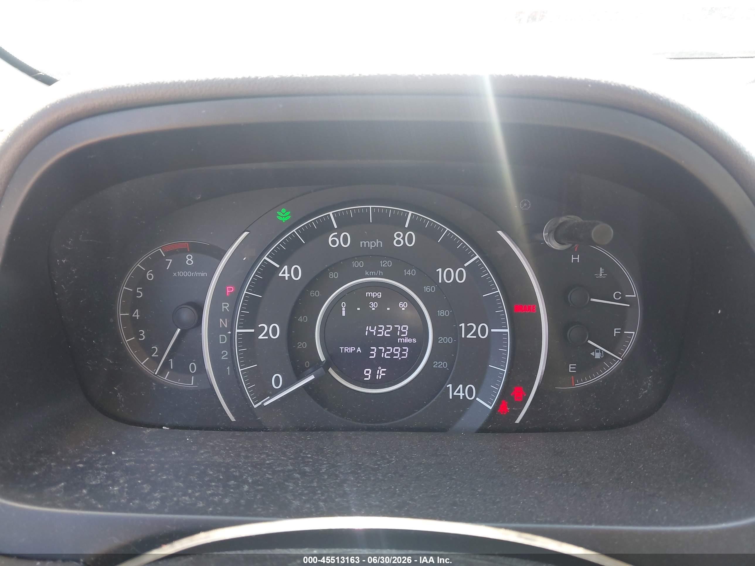 2013 Honda Cr-v Ex Blue vin: 2HKRM4H59DH689886