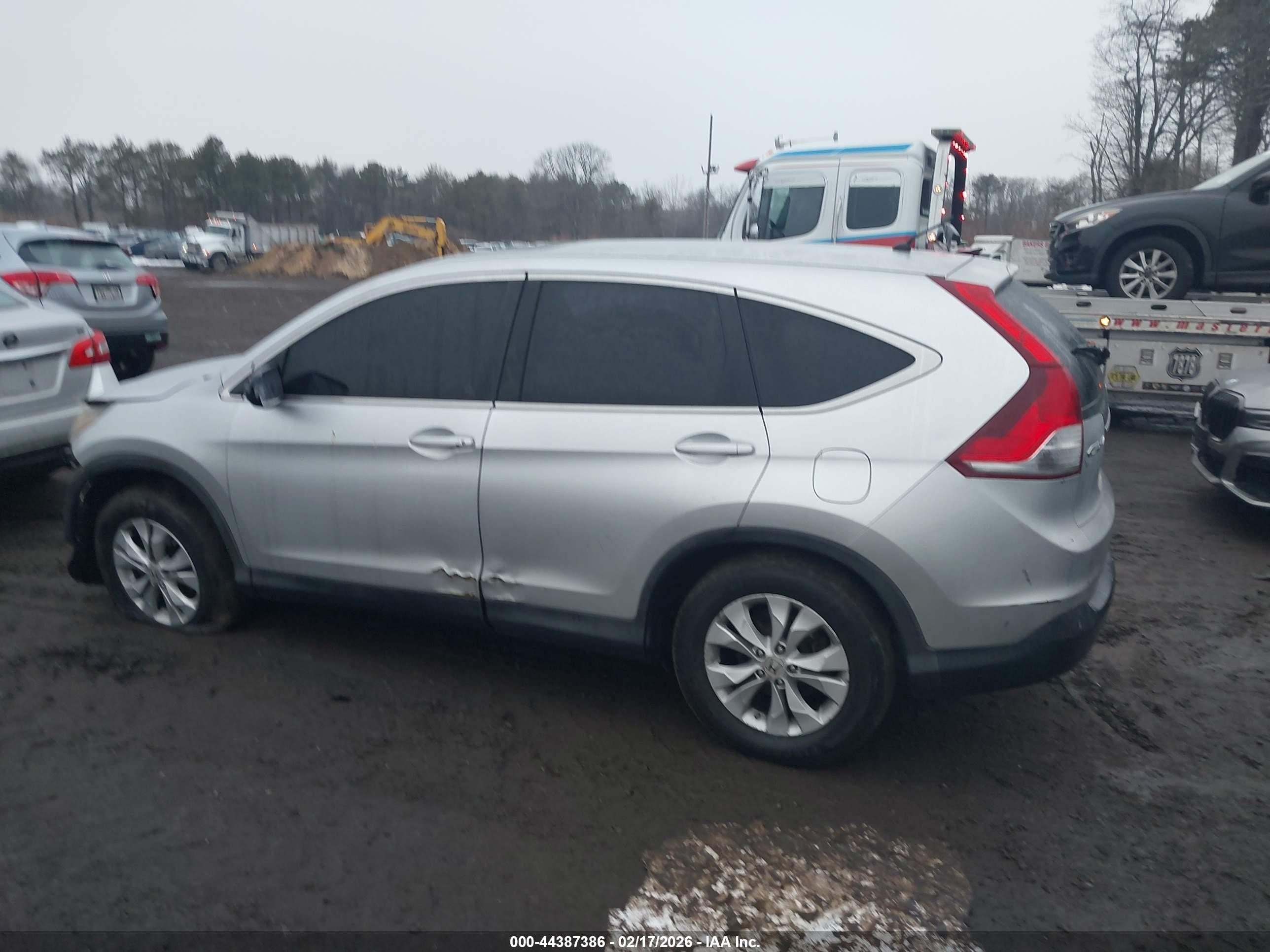2013 Honda Cr-v Ex Silver vin: 2HKRM4H59DH690407