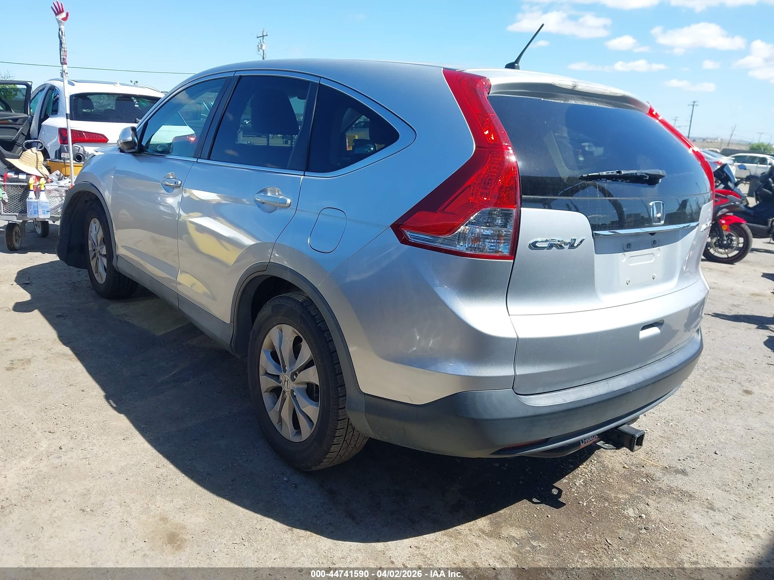 2014 Honda Cr-v Ex Silver vin: 2HKRM4H59EH608371