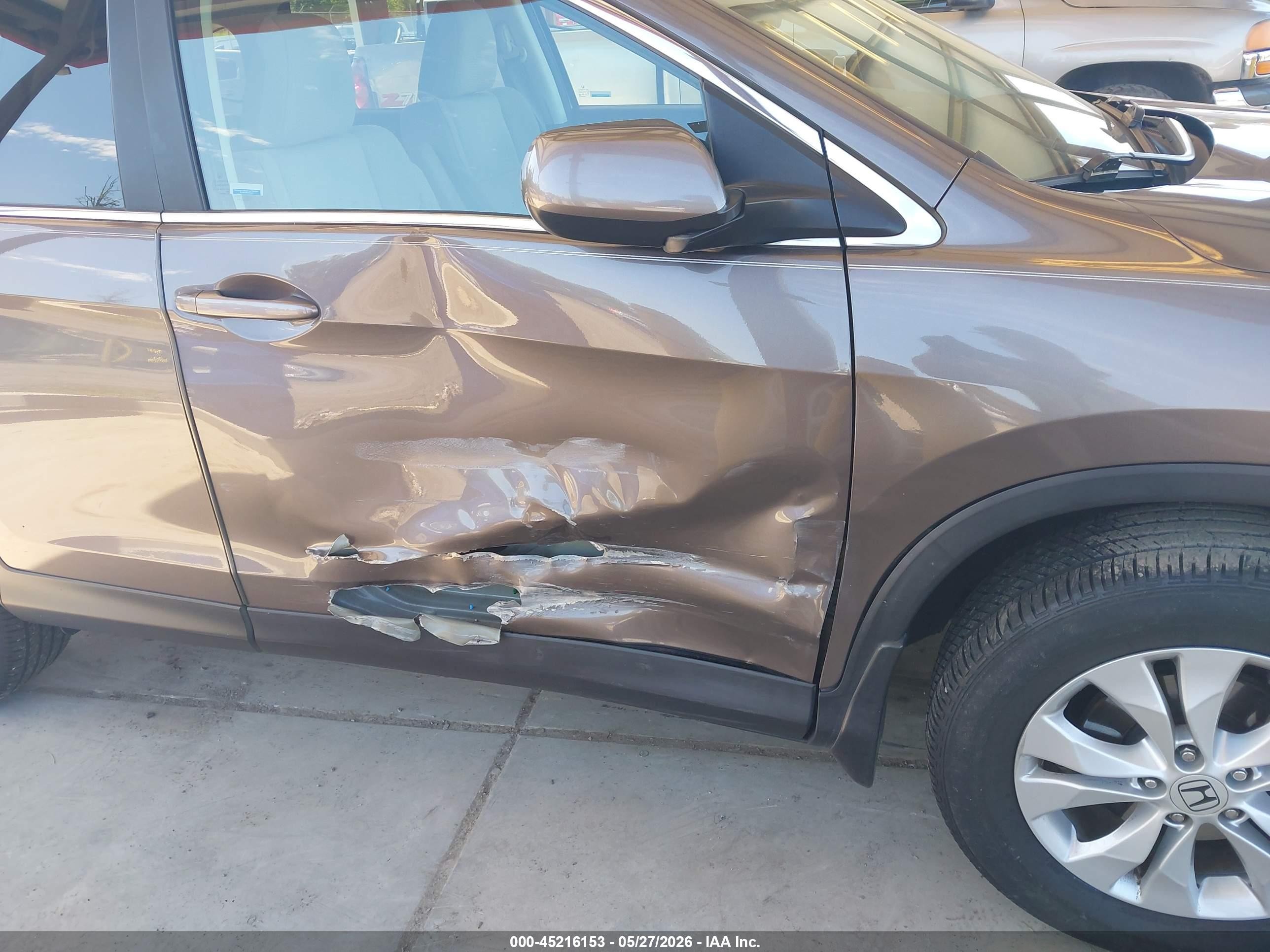2014 Honda Cr-v Ex Gray vin: 2HKRM4H59EH623114