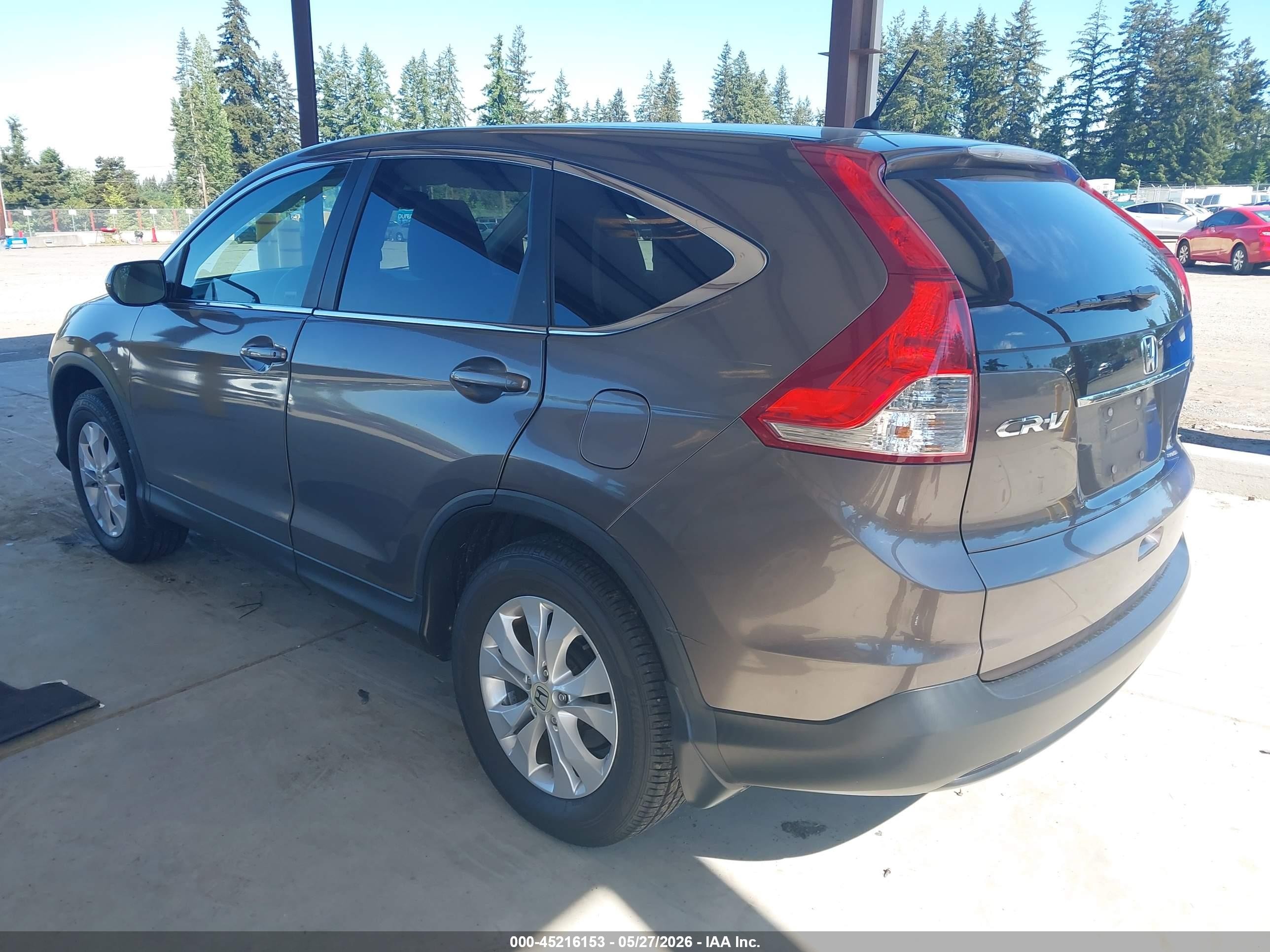 2014 Honda Cr-v Ex Gray vin: 2HKRM4H59EH623114