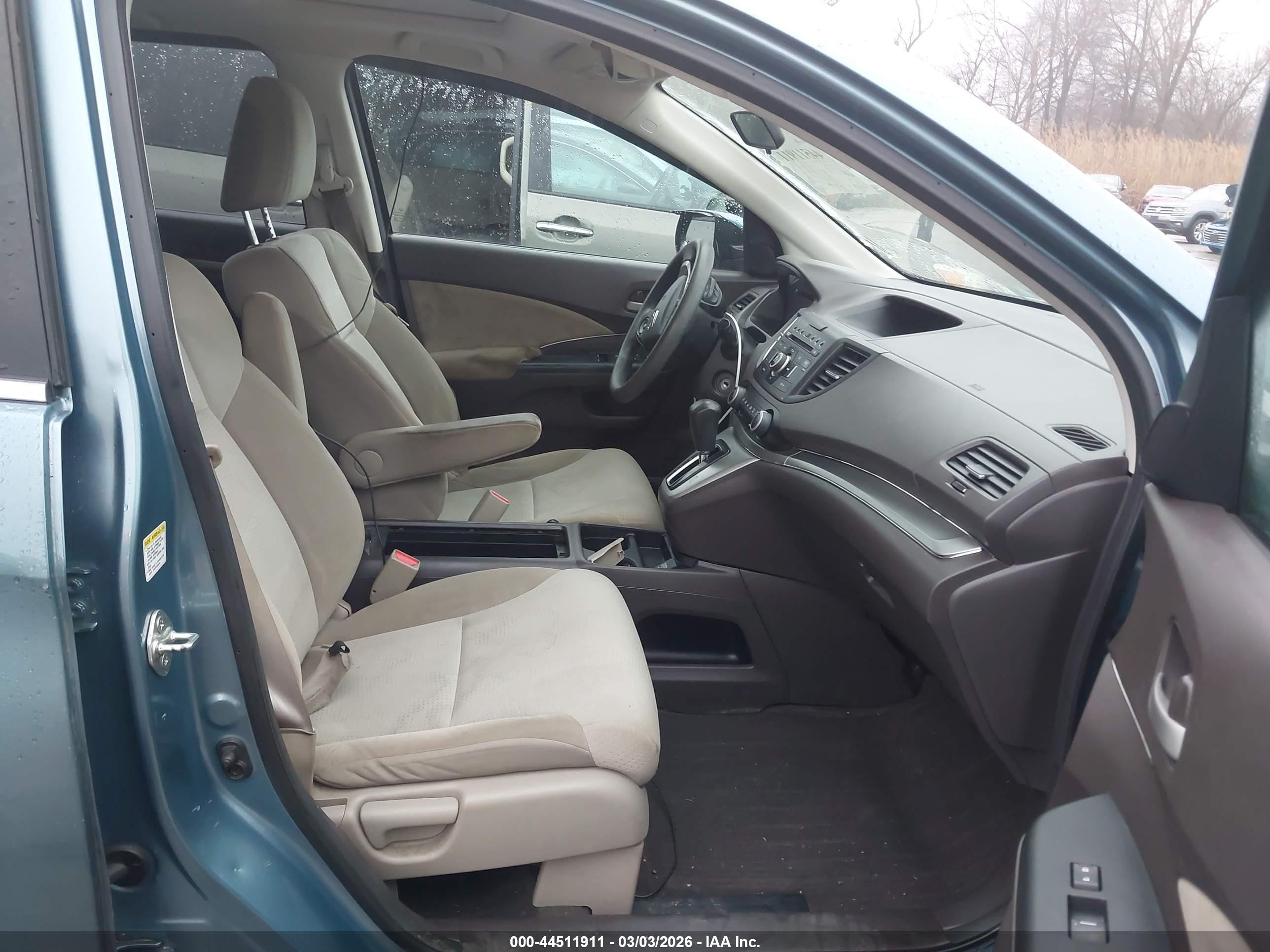 2014 Honda Cr-v Ex Blue vin: 2HKRM4H59EH634503