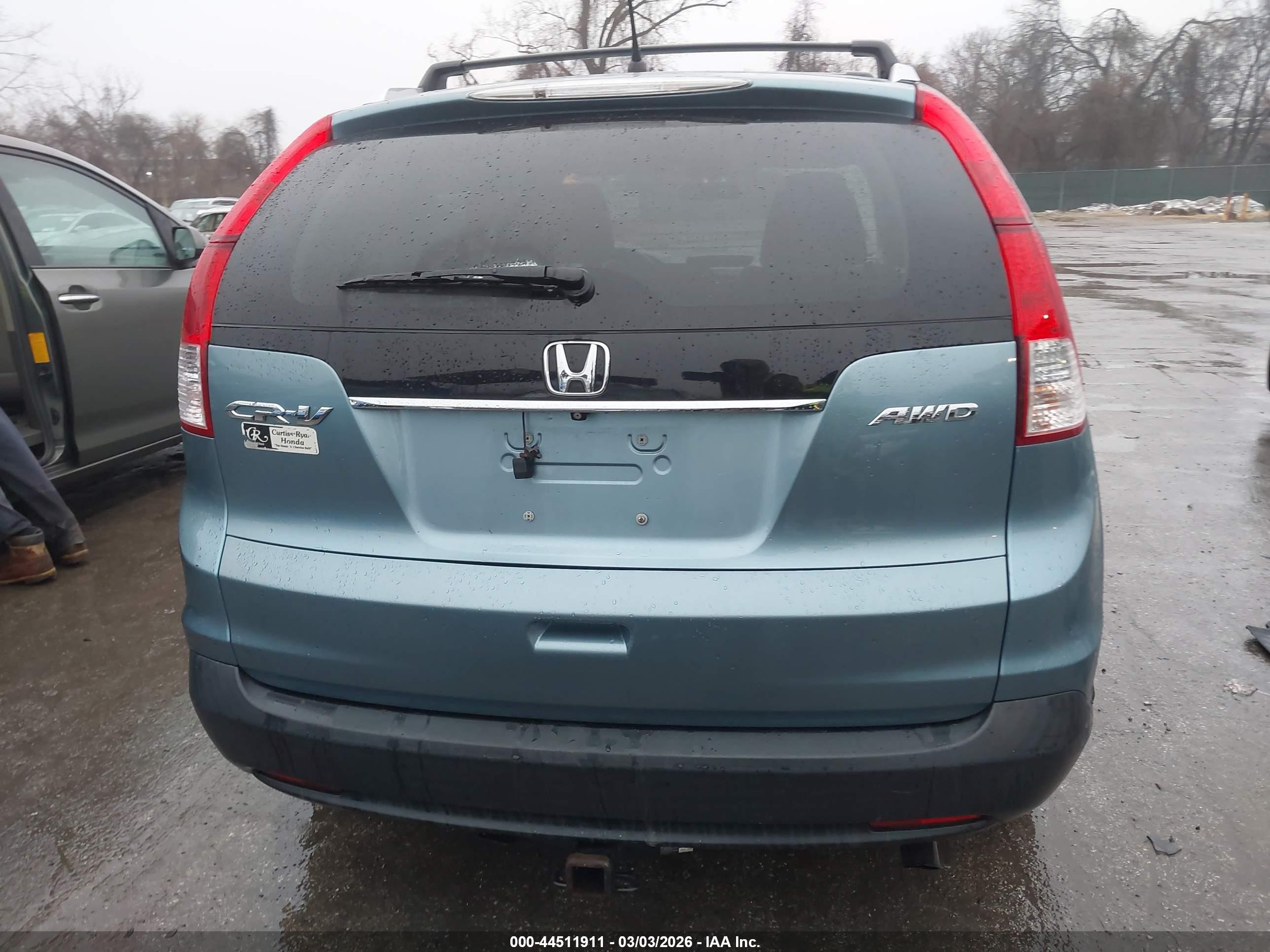 2014 Honda Cr-v Ex Blue vin: 2HKRM4H59EH634503
