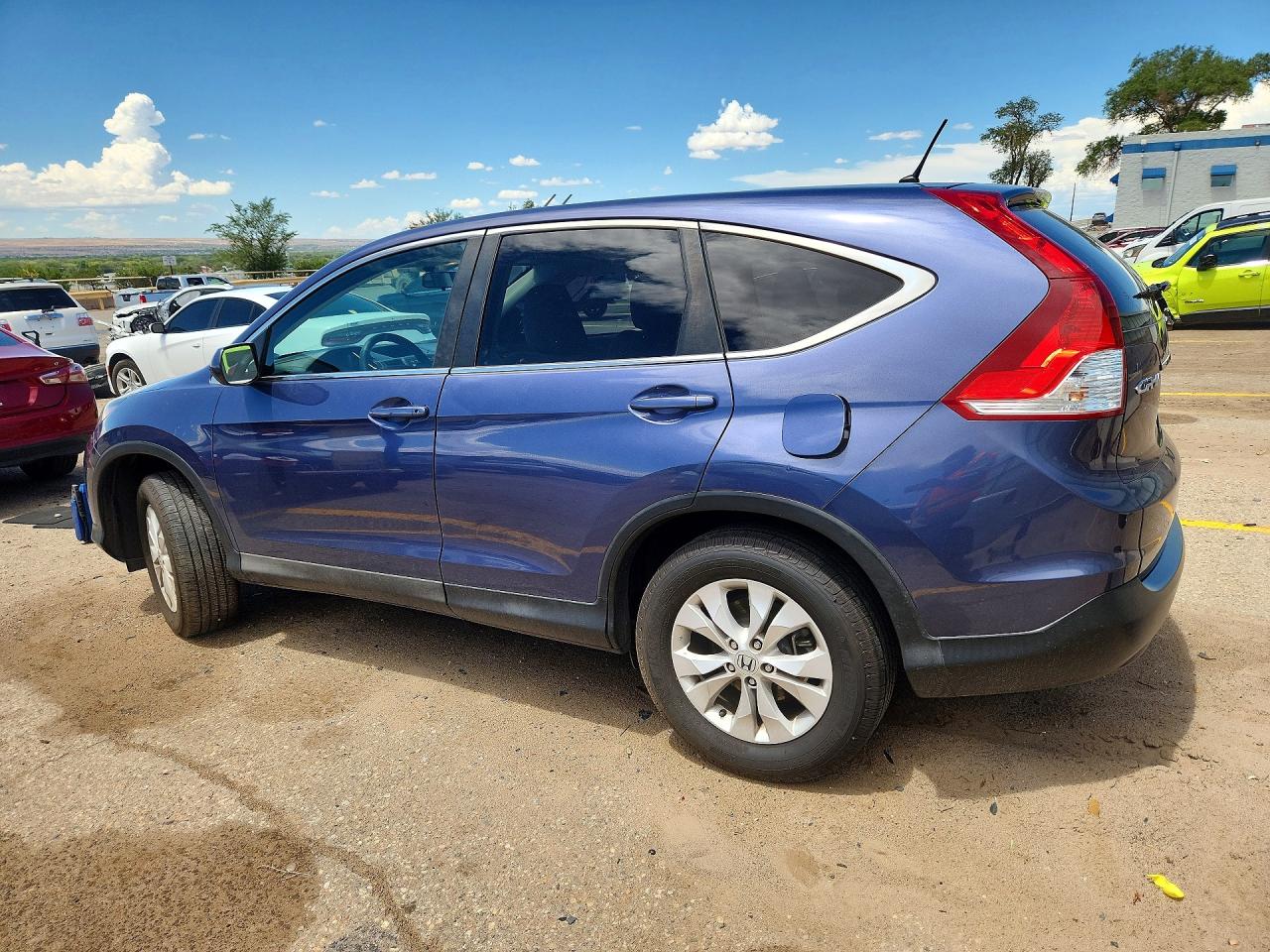2014 Honda Cr-v Ex Blue vin: 2HKRM4H59EH691493