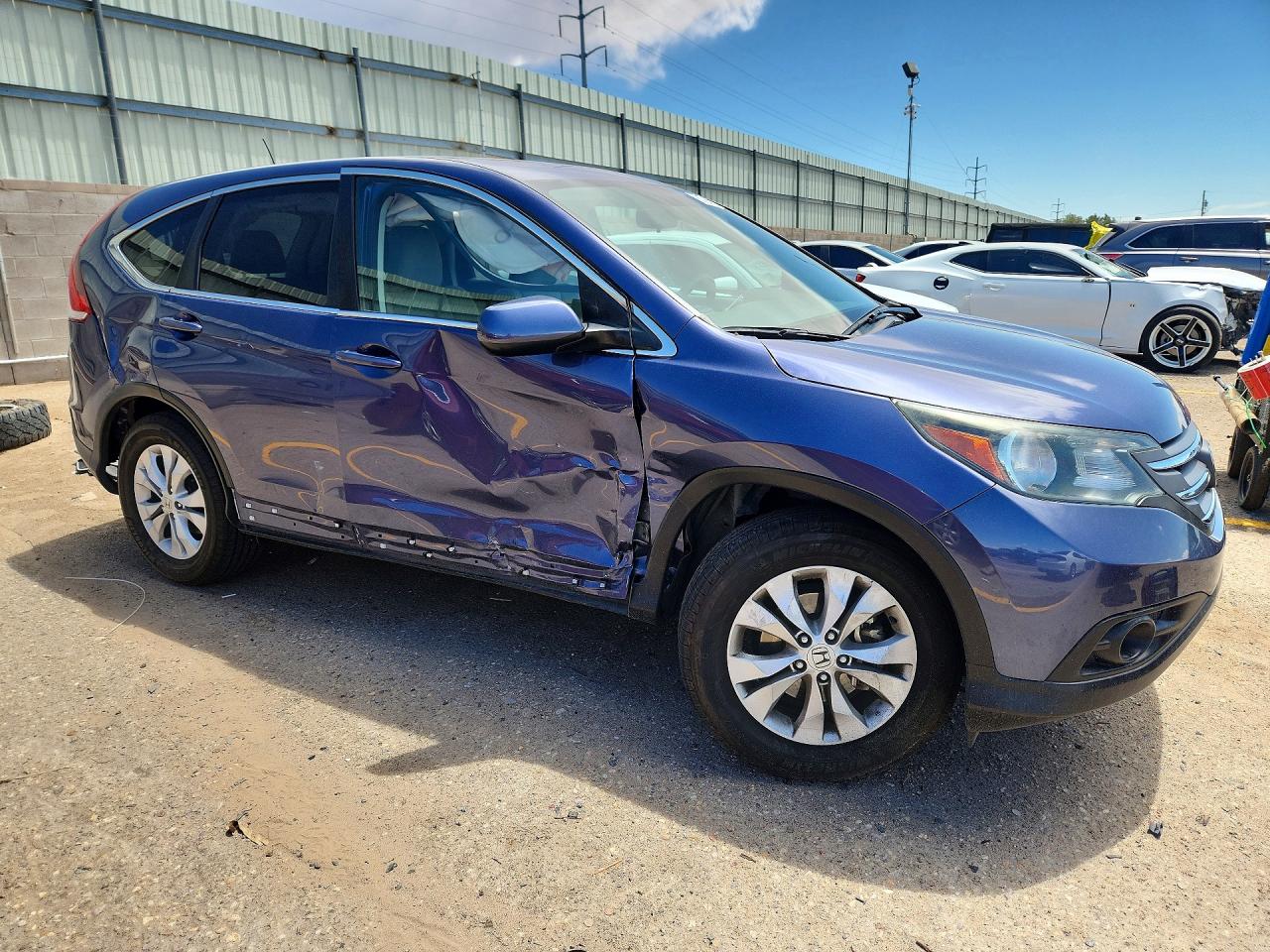 2014 Honda Cr-v Ex Blue vin: 2HKRM4H59EH691493