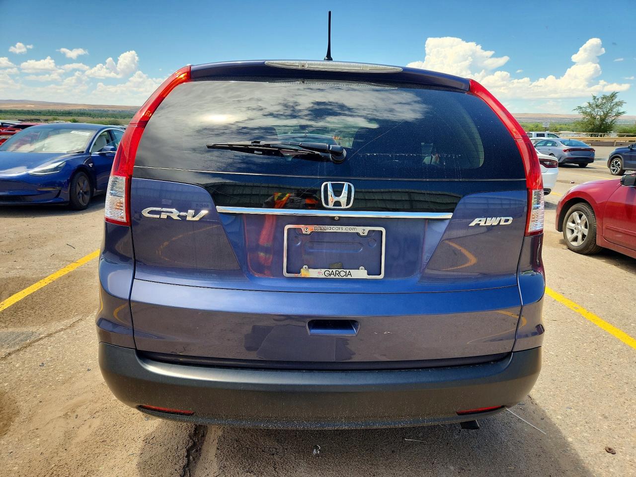 2014 Honda Cr-v Ex Blue vin: 2HKRM4H59EH691493