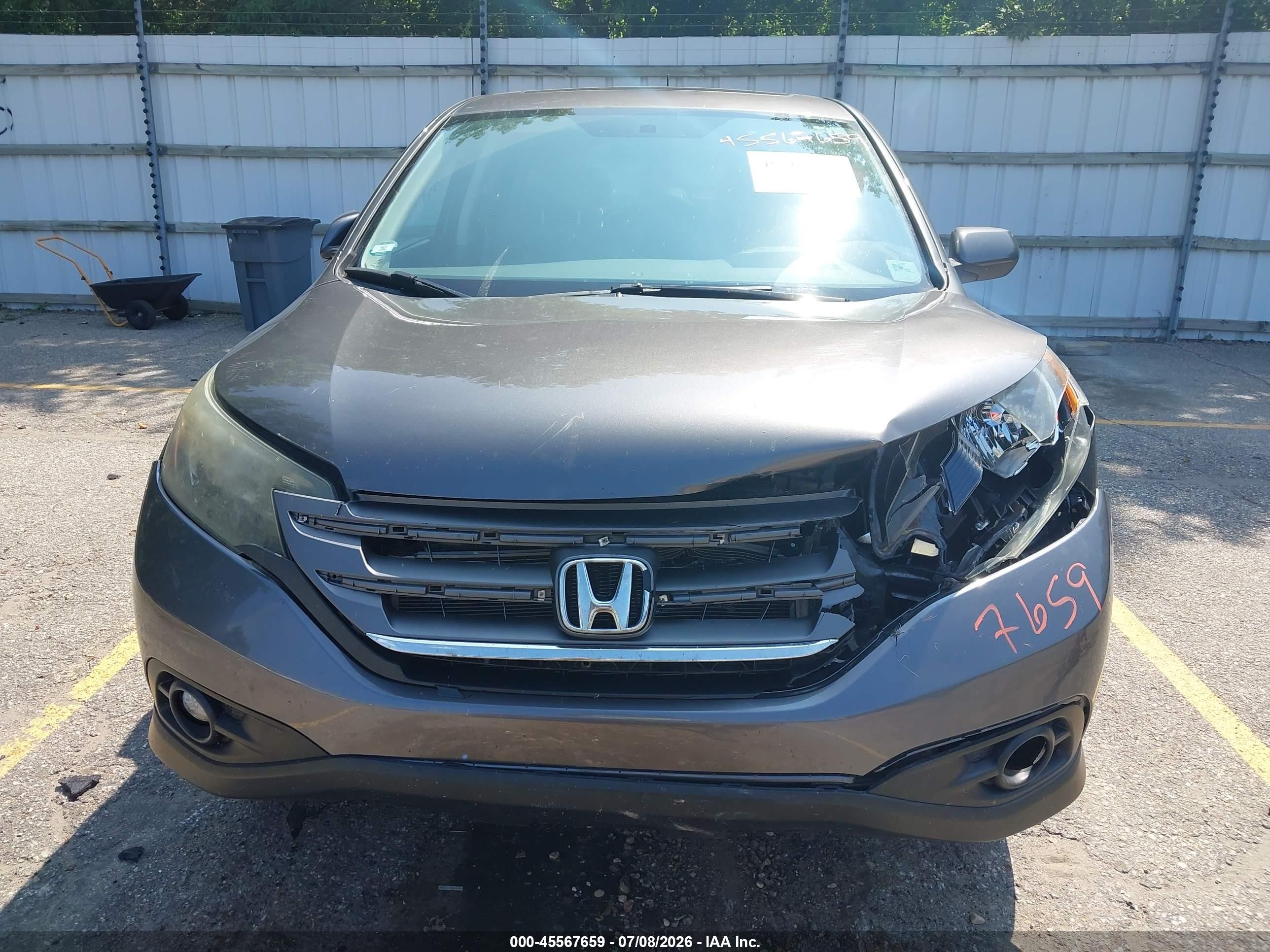 2014 Honda Cr-v Ex Gray vin: 2HKRM4H59EH723844