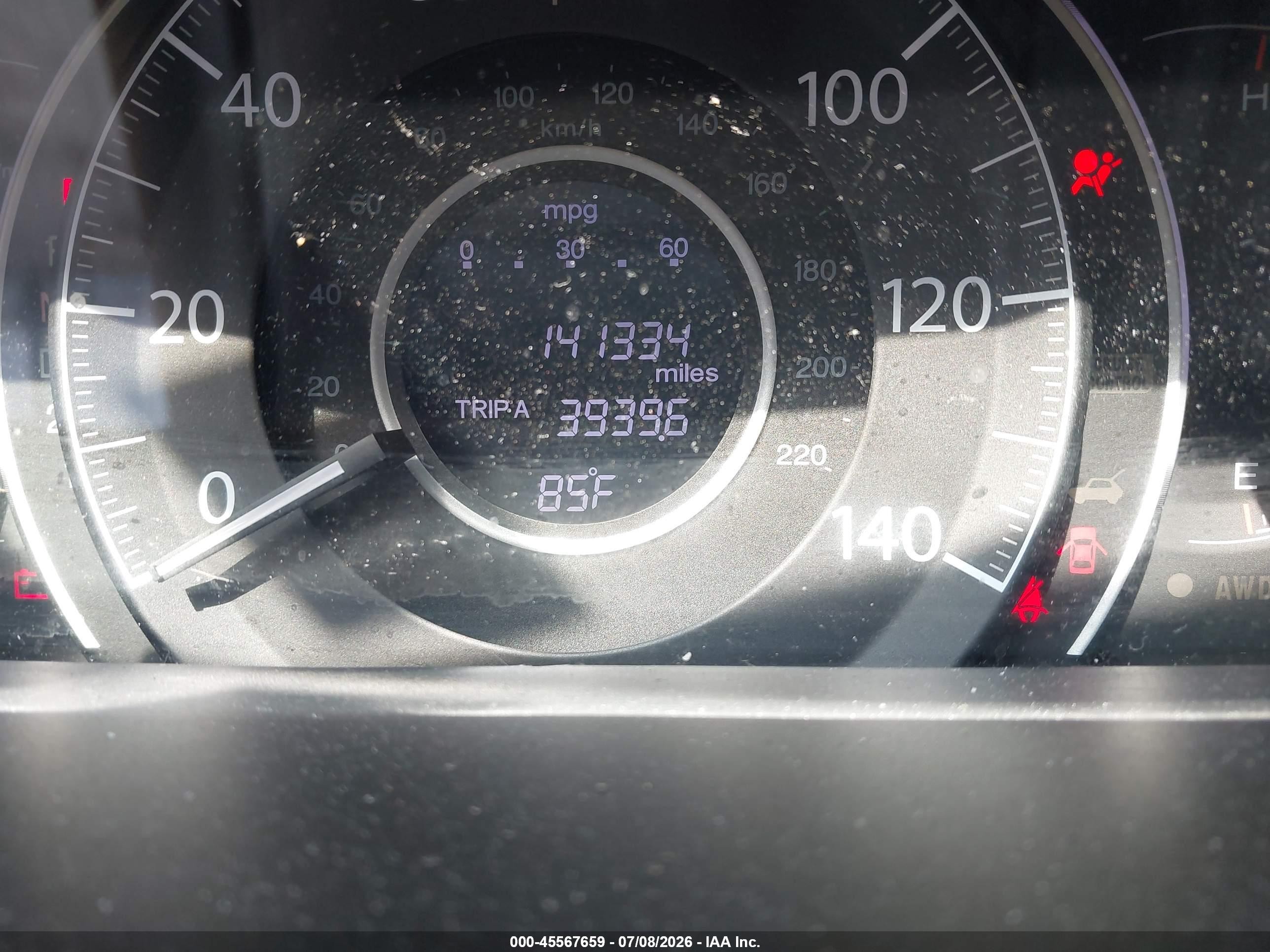 2014 Honda Cr-v Ex Gray vin: 2HKRM4H59EH723844