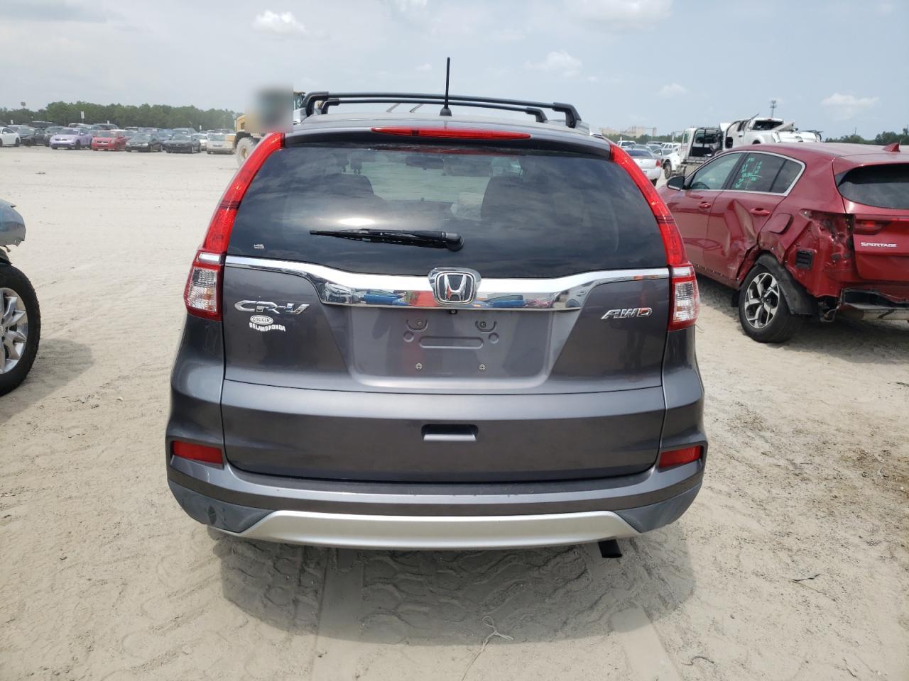 2015 Honda Cr-v Ex Gray vin: 2HKRM4H59FH619629