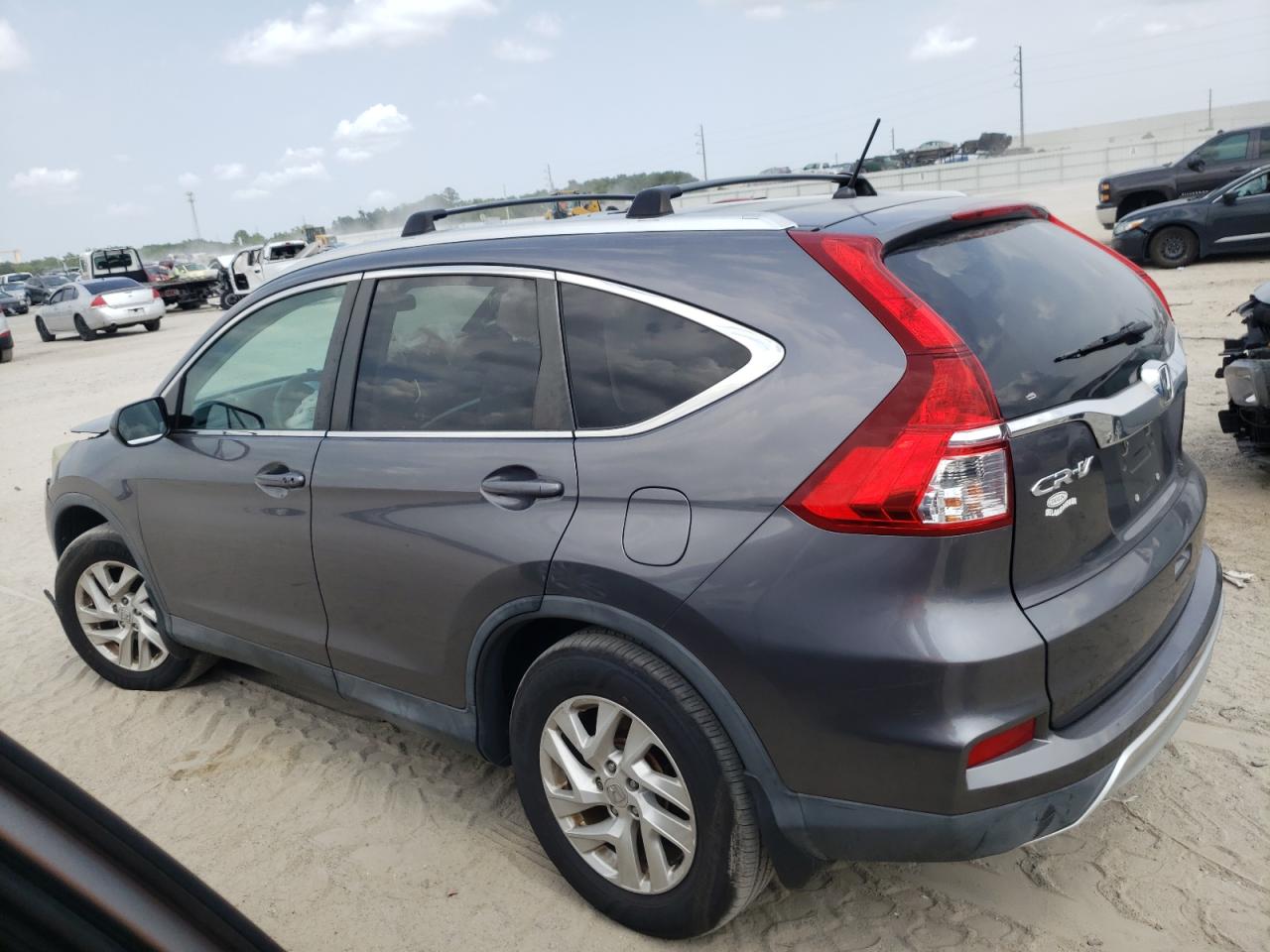 2015 Honda Cr-v Ex Gray vin: 2HKRM4H59FH619629