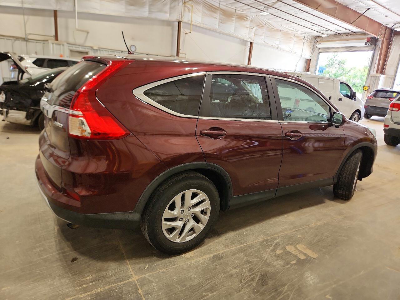2015 Honda Cr-v Ex Burgundy vin: 2HKRM4H59FH624071