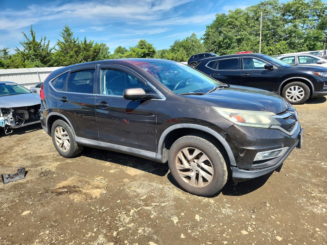 2015 Honda Cr-v Ex Black vin: 2HKRM4H59FH678311