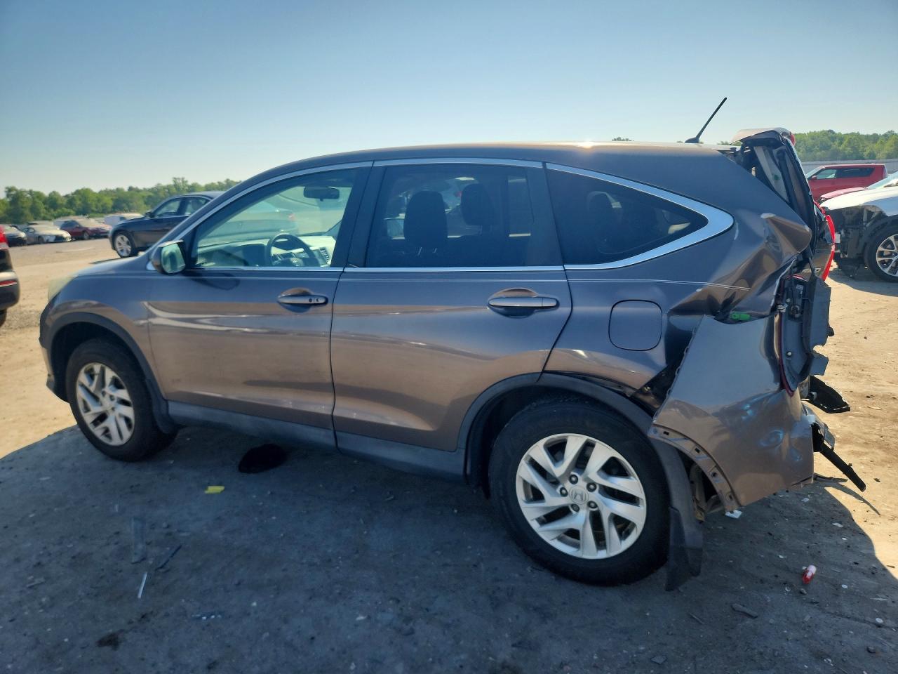 2015 Honda Cr-v Ex Gray vin: 2HKRM4H59FH685887