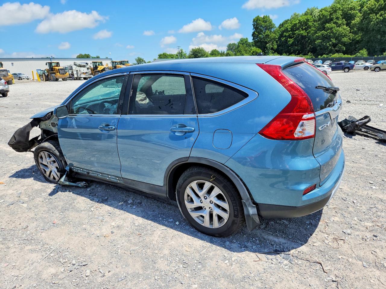 2015 Honda Cr-v Ex Blue vin: 2HKRM4H59FH700632