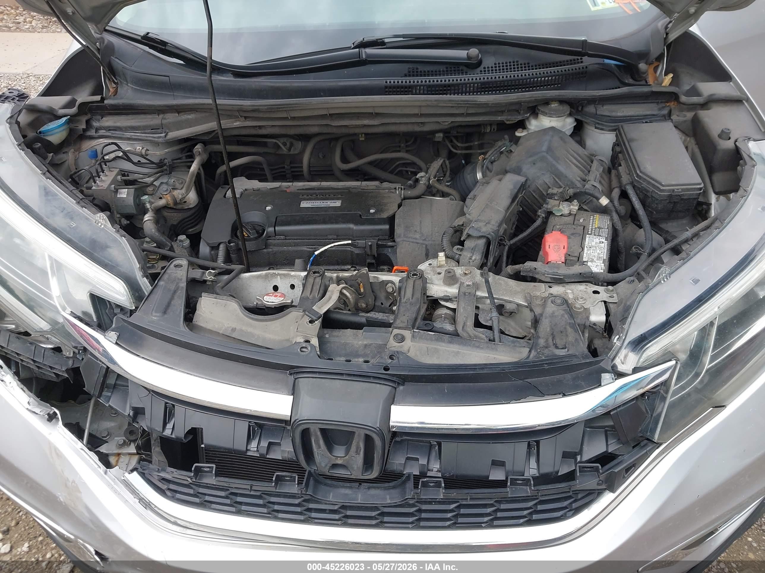 2016 Honda Cr-v Ex Silver vin: 2HKRM4H59GH659131