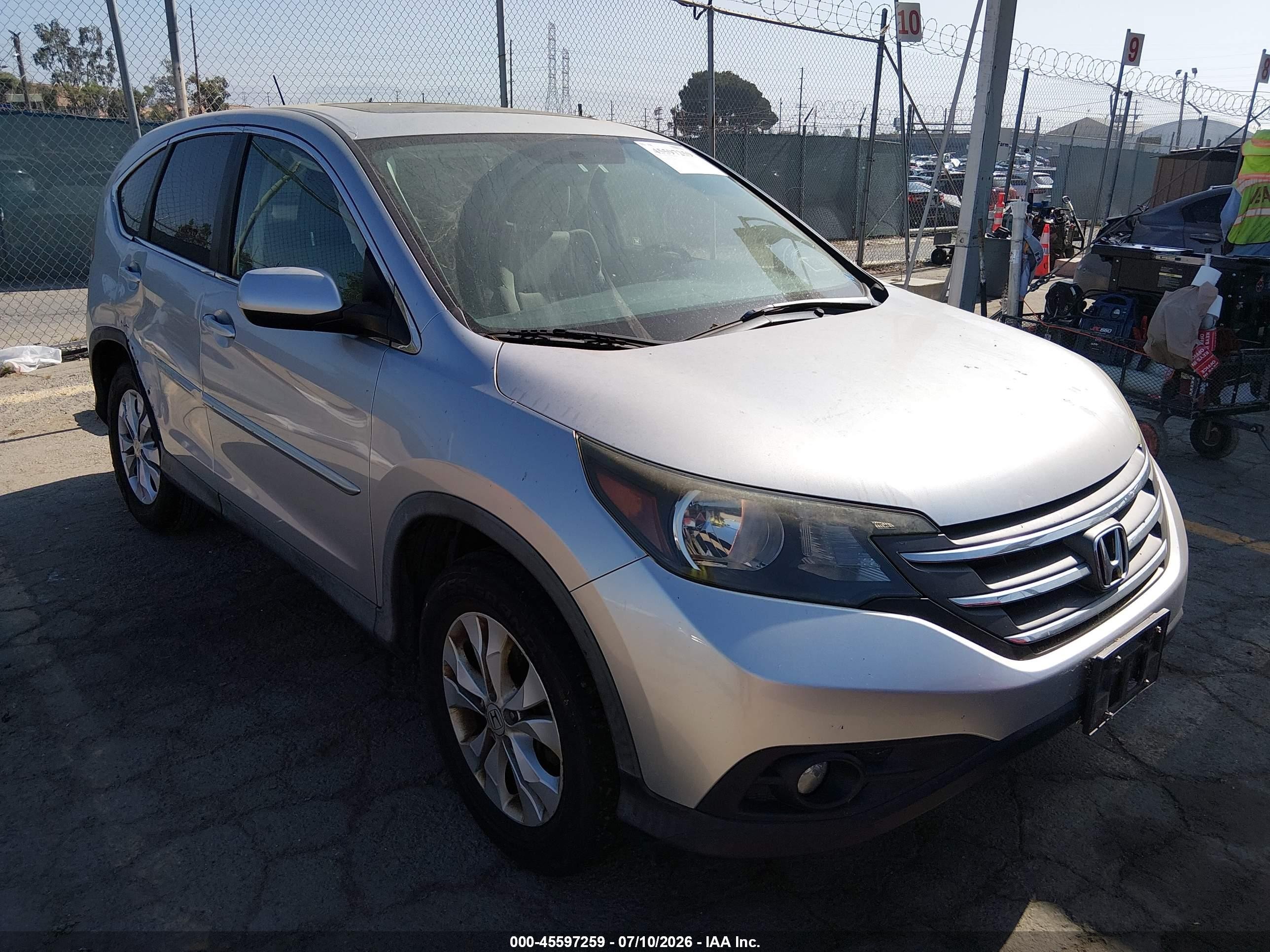2012 Honda Cr-v Ex Silver vin: 2HKRM4H5XCH606402