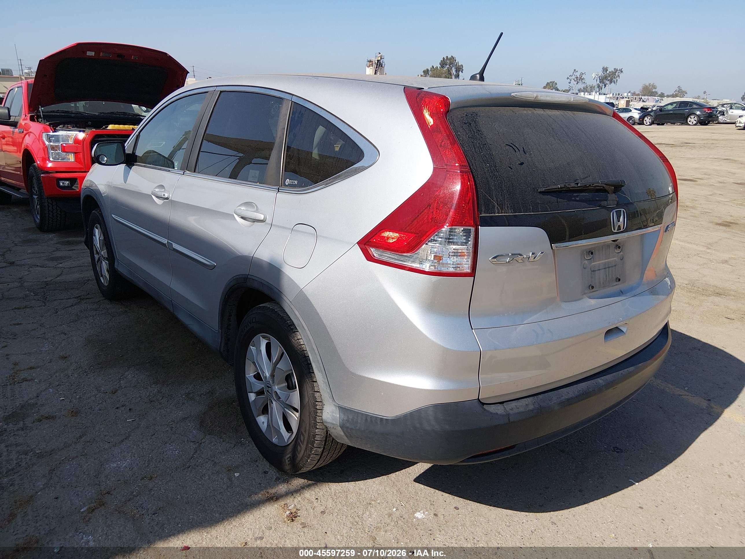 2012 Honda Cr-v Ex Silver vin: 2HKRM4H5XCH606402