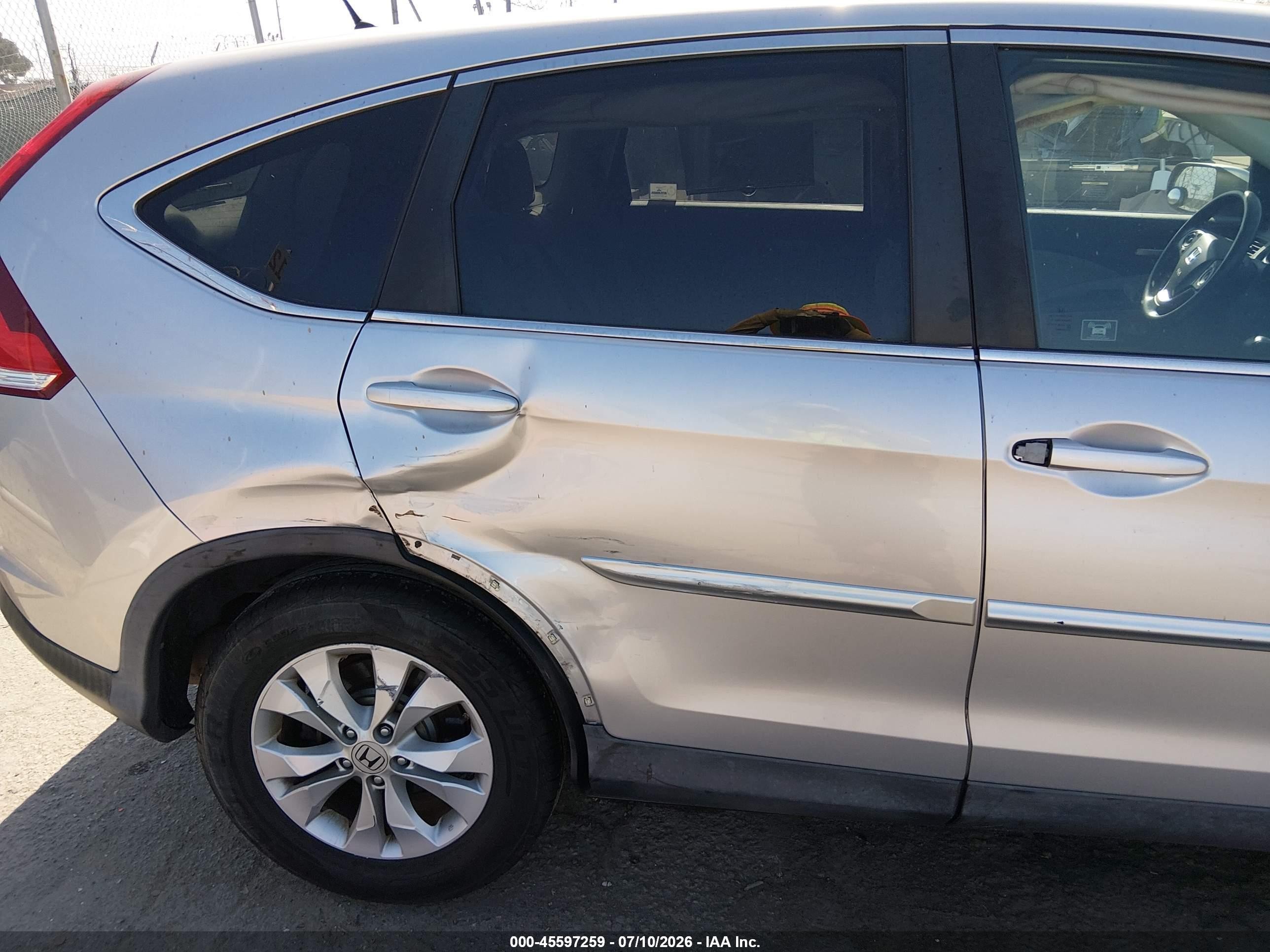 2012 Honda Cr-v Ex Silver vin: 2HKRM4H5XCH606402