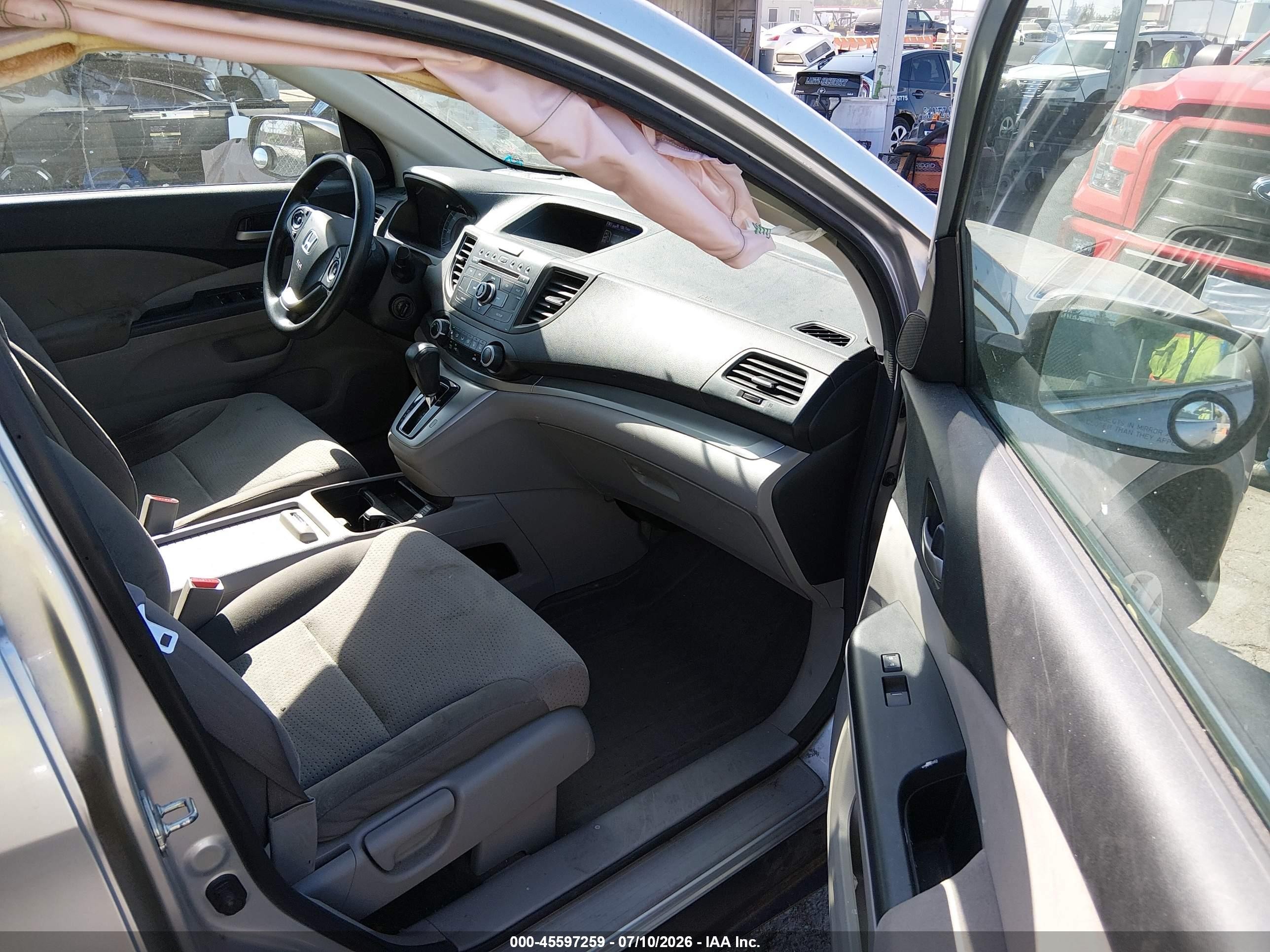 2012 Honda Cr-v Ex Silver vin: 2HKRM4H5XCH606402