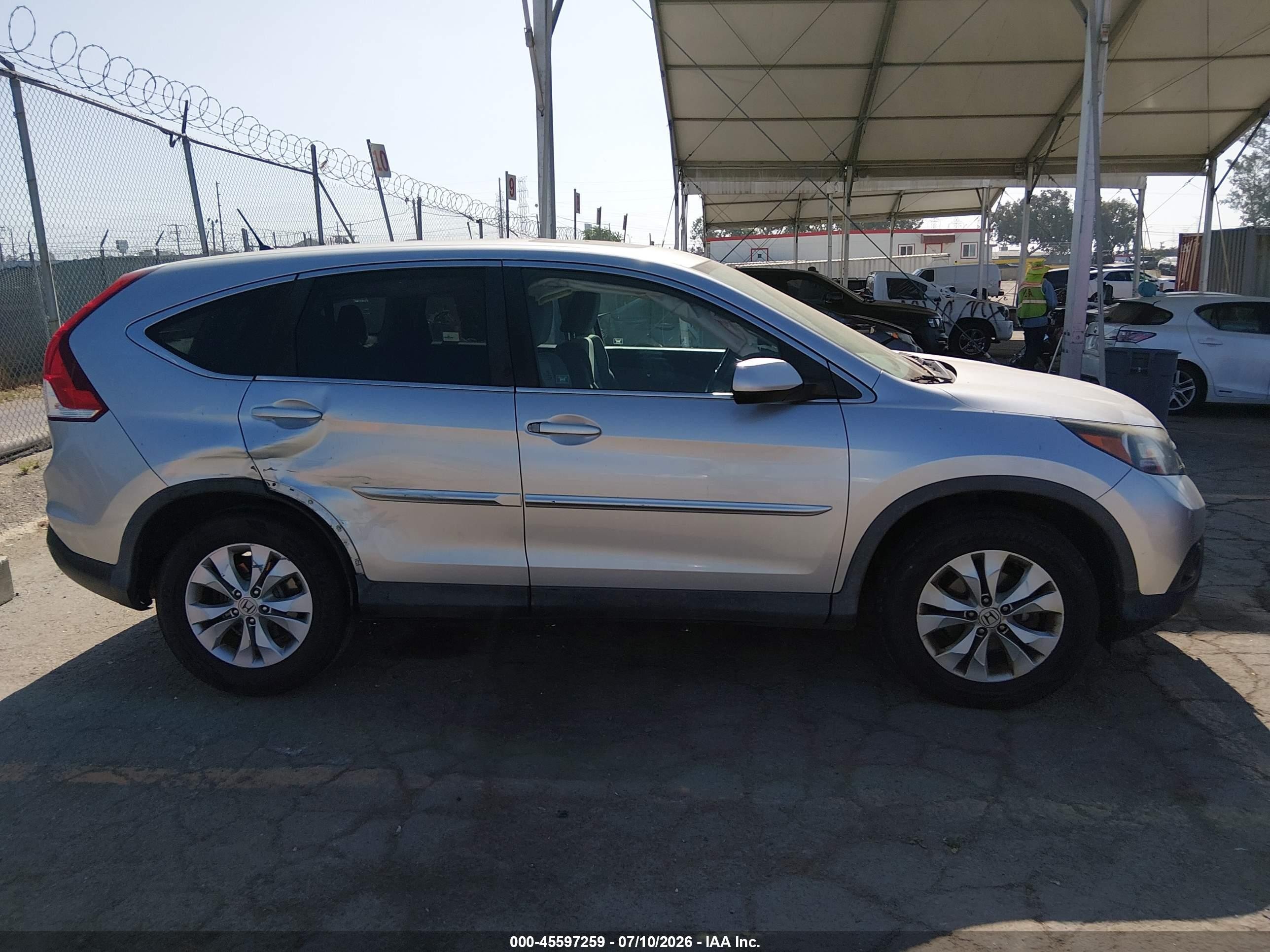 2012 Honda Cr-v Ex Silver vin: 2HKRM4H5XCH606402