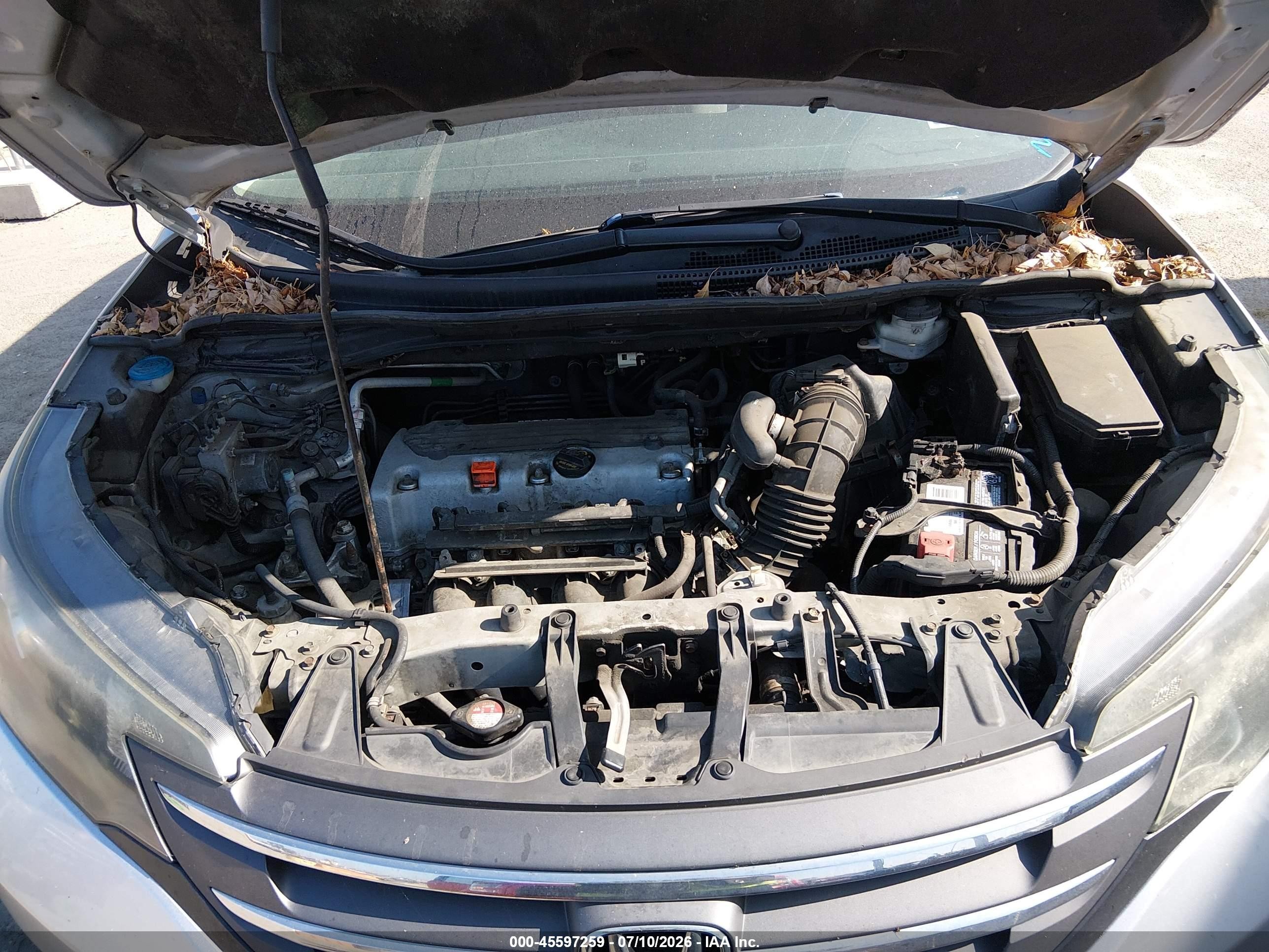 2012 Honda Cr-v Ex Silver vin: 2HKRM4H5XCH606402