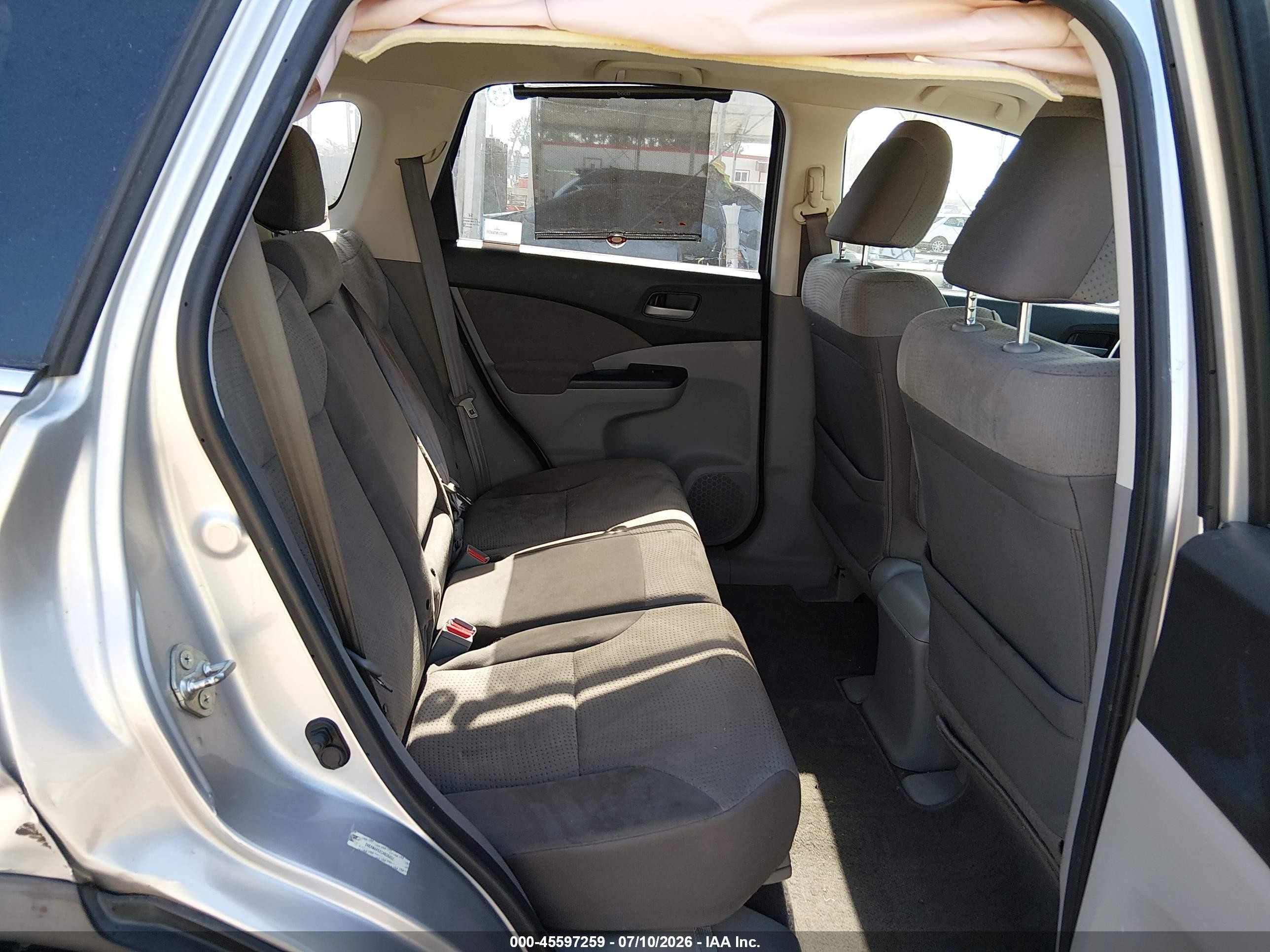 2012 Honda Cr-v Ex Silver vin: 2HKRM4H5XCH606402