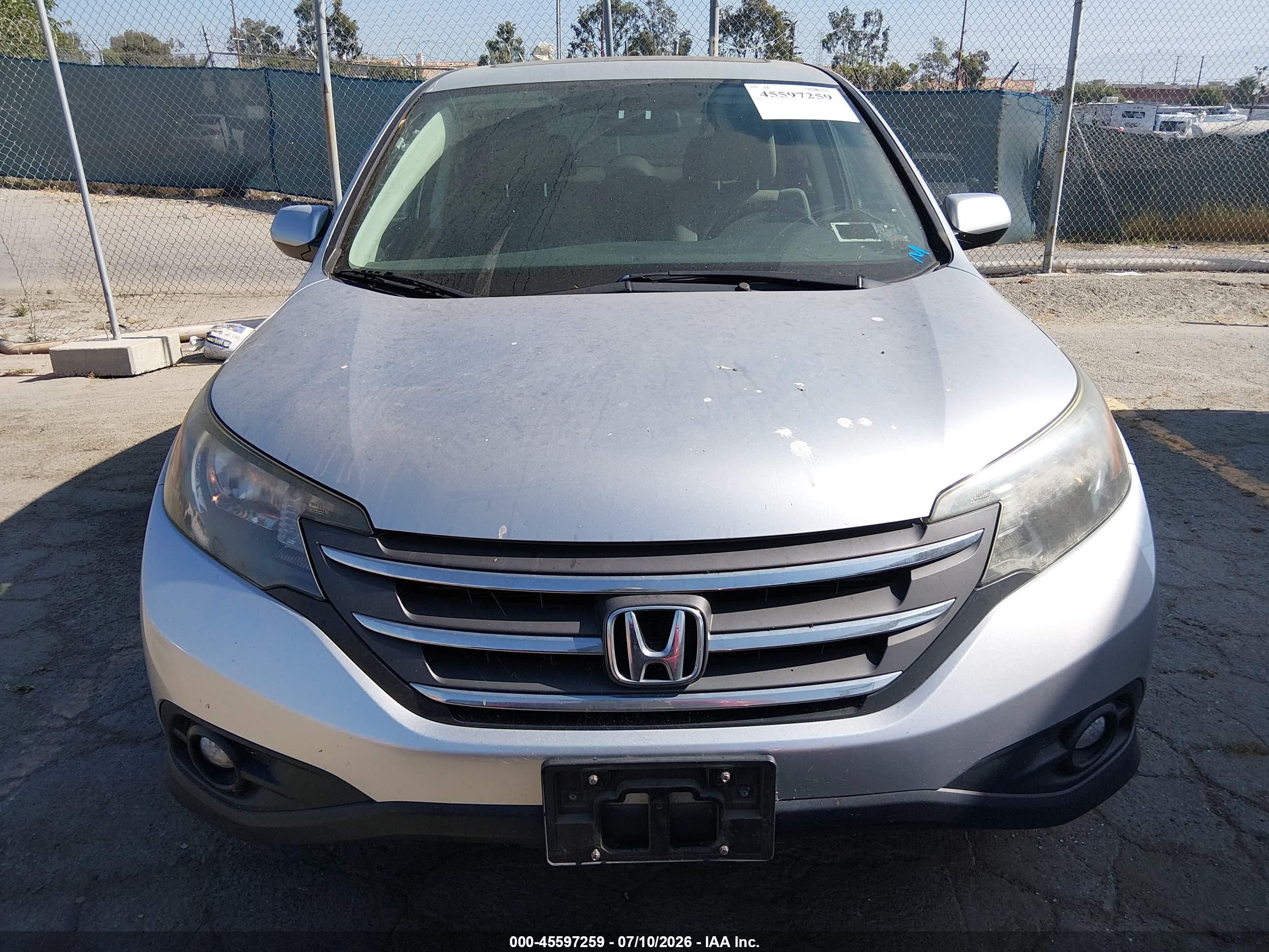 2012 Honda Cr-v Ex Silver vin: 2HKRM4H5XCH606402