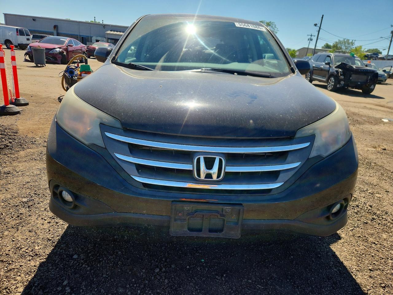 2012 Honda Cr-v Ex Black vin: 2HKRM4H5XCH614810