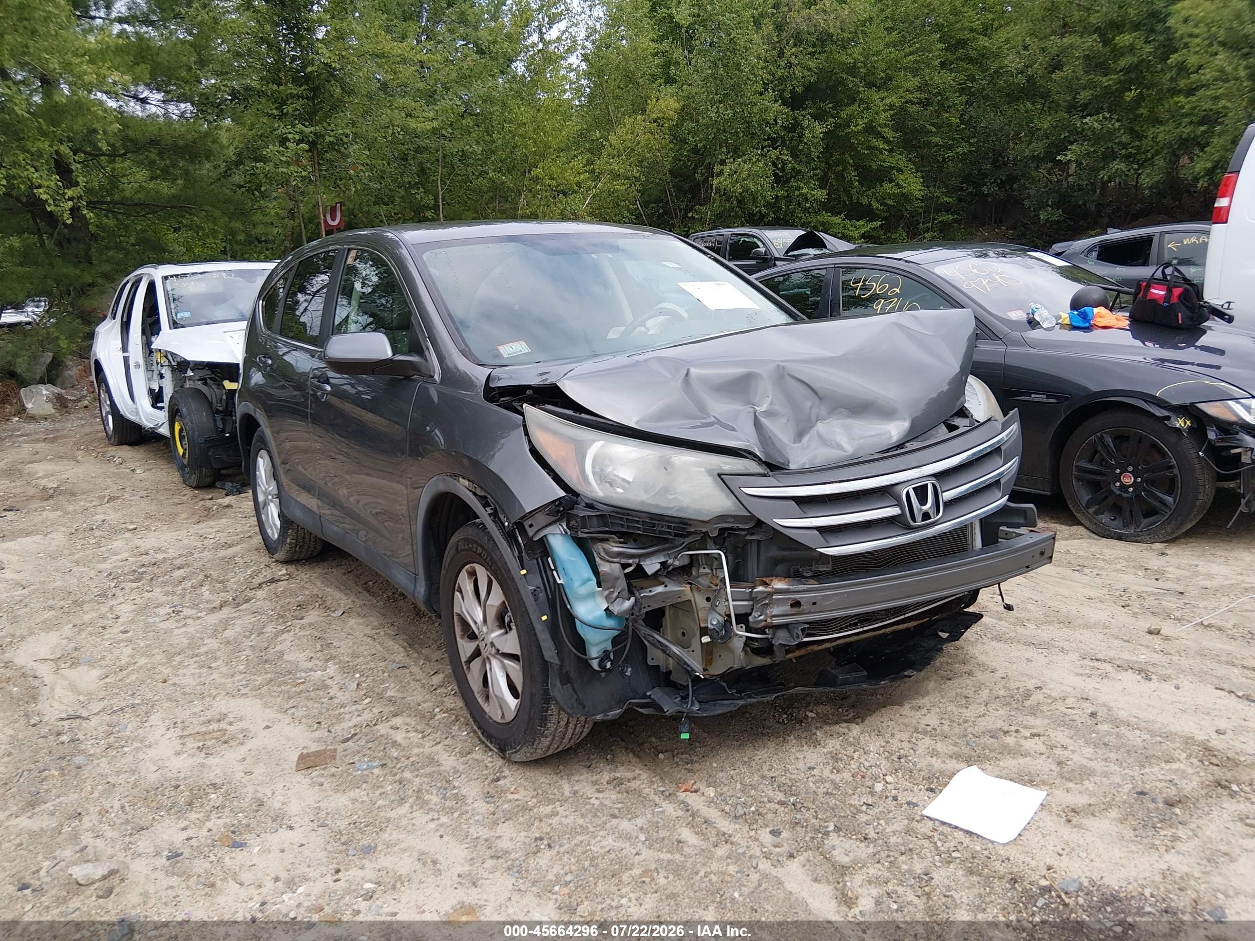 2013 Honda Cr-v Ex Серый vin: 2HKRM4H5XDH600844