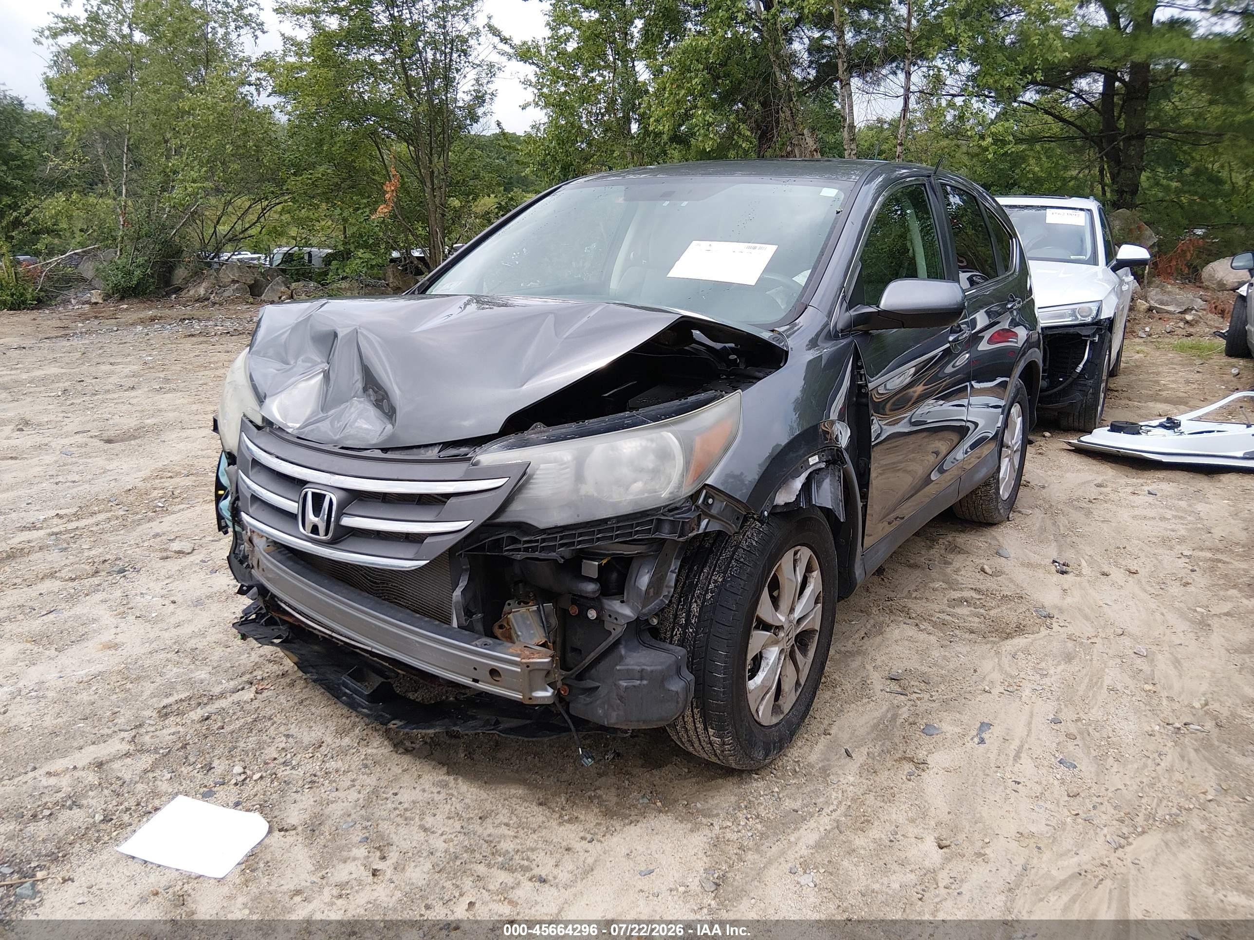 2013 Honda Cr-v Ex Серый vin: 2HKRM4H5XDH600844