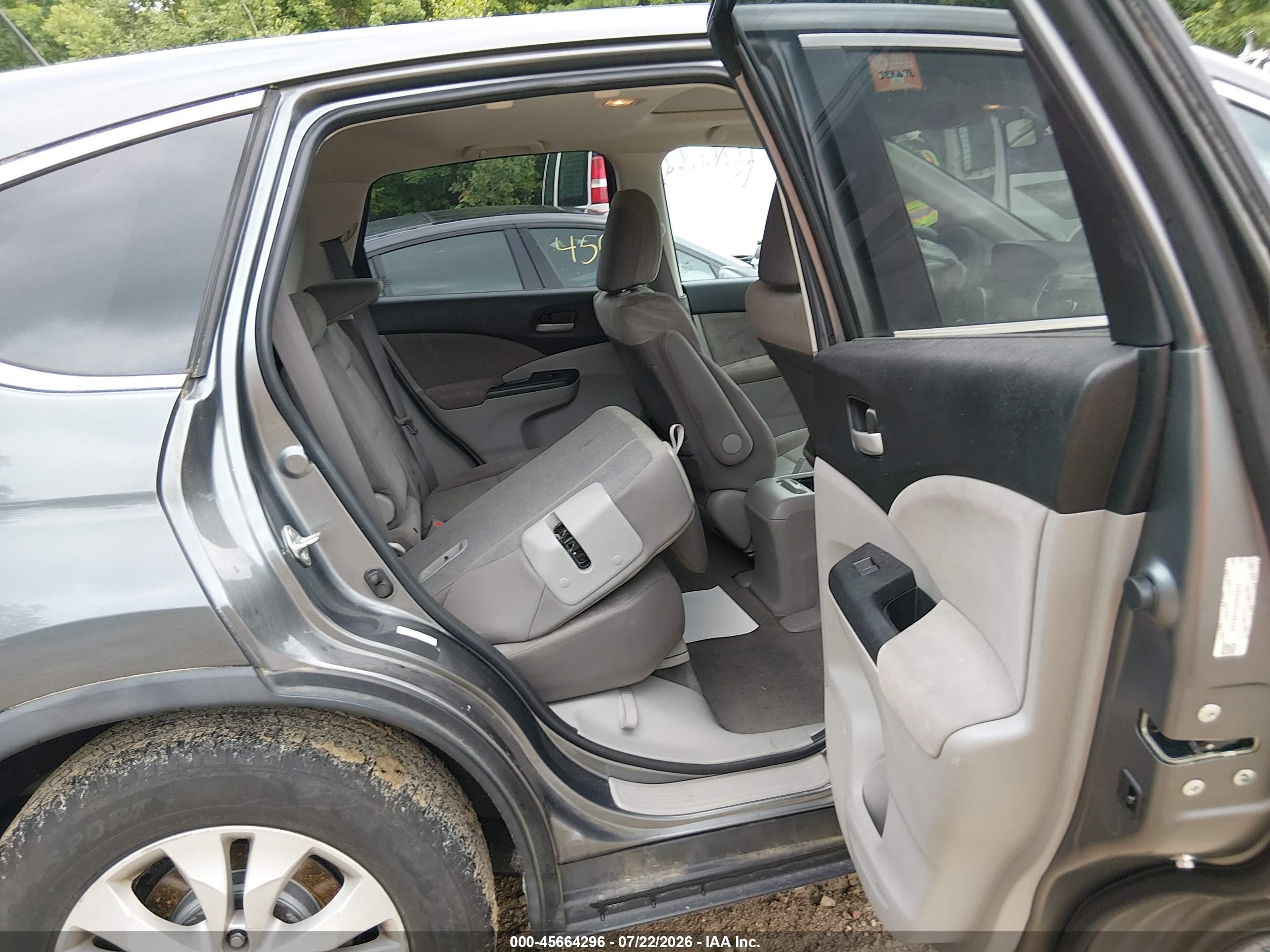 2013 Honda Cr-v Ex Серый vin: 2HKRM4H5XDH600844
