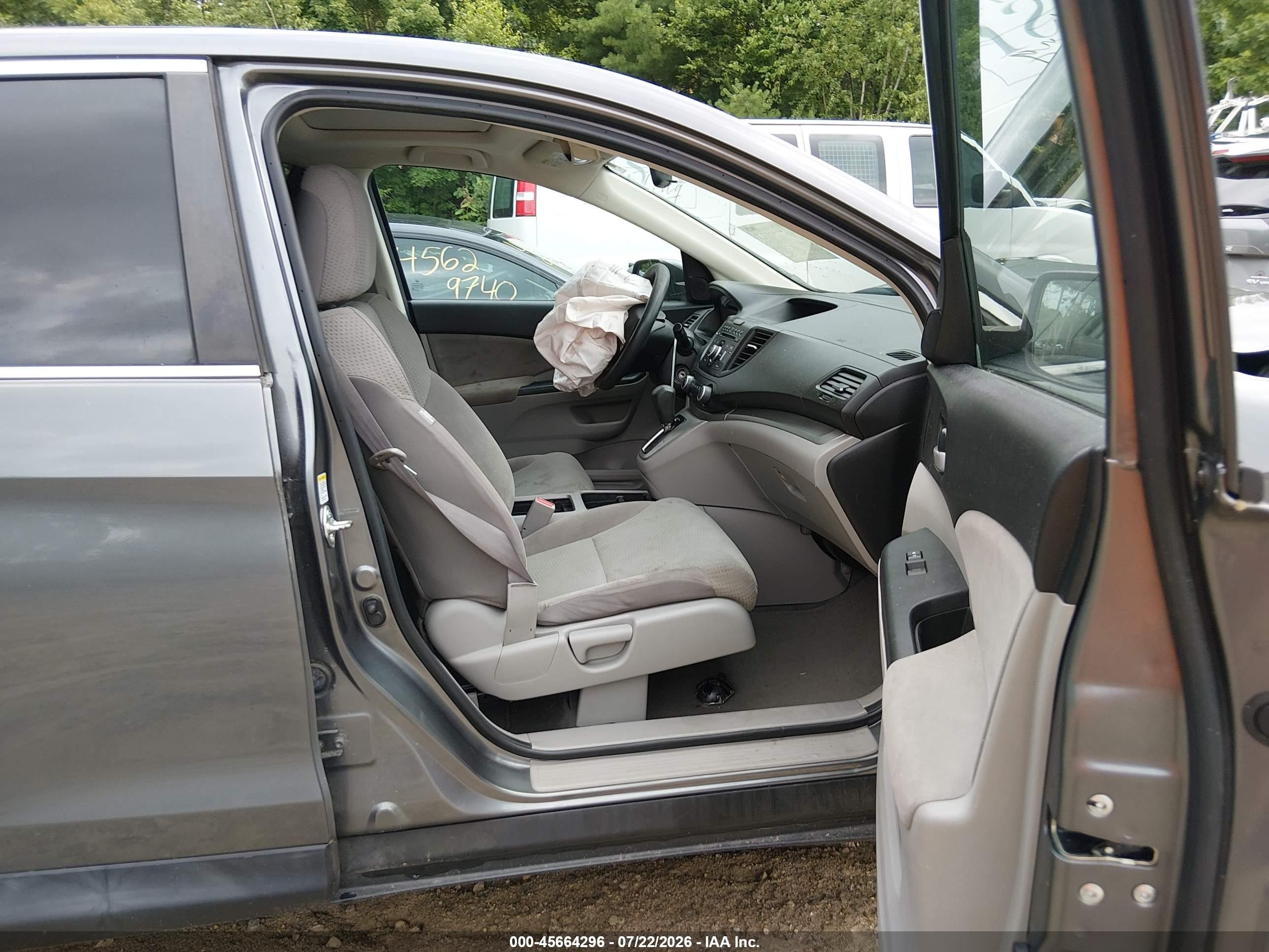 2013 Honda Cr-v Ex Серый vin: 2HKRM4H5XDH600844