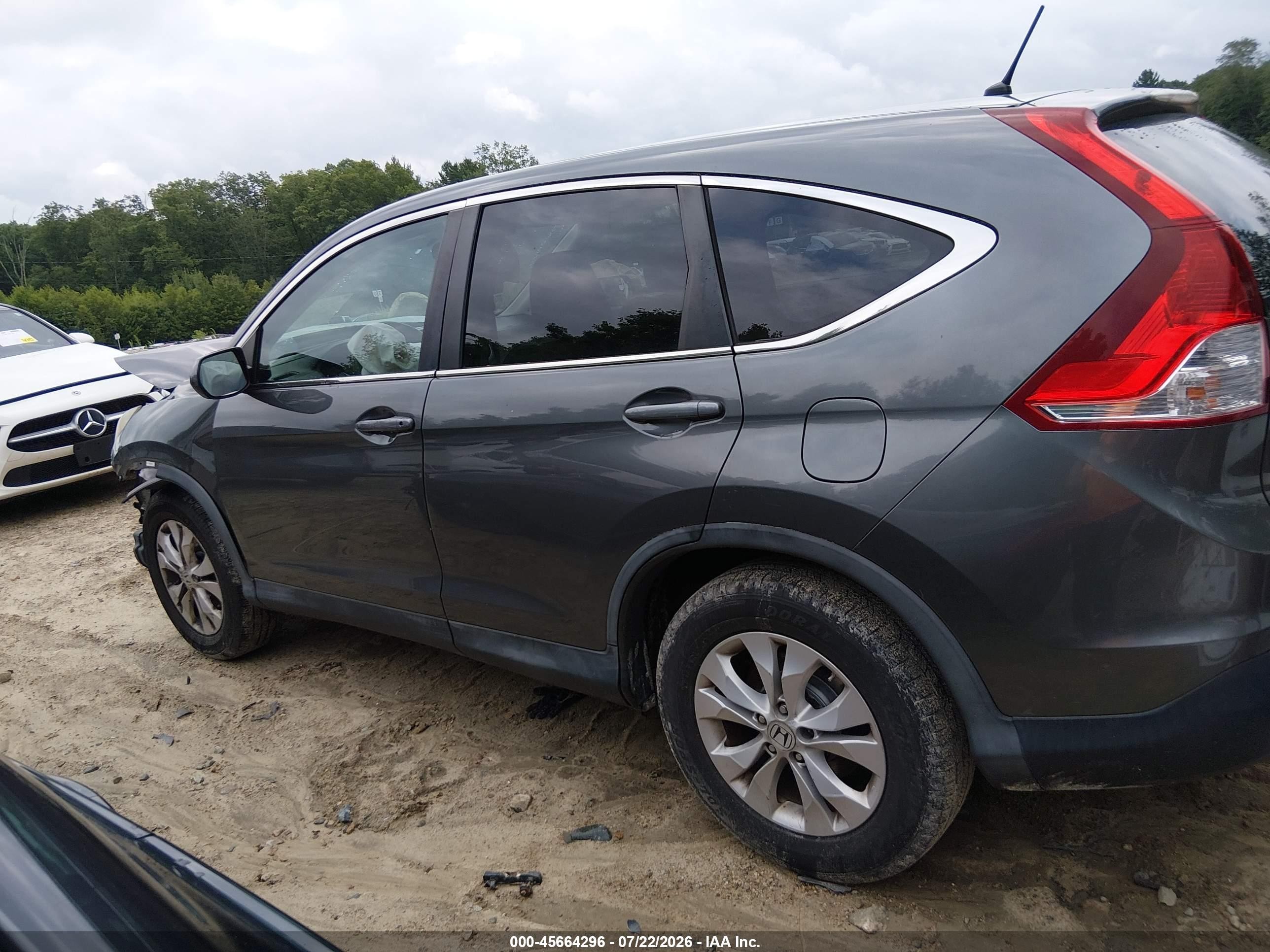2013 Honda Cr-v Ex Серый vin: 2HKRM4H5XDH600844