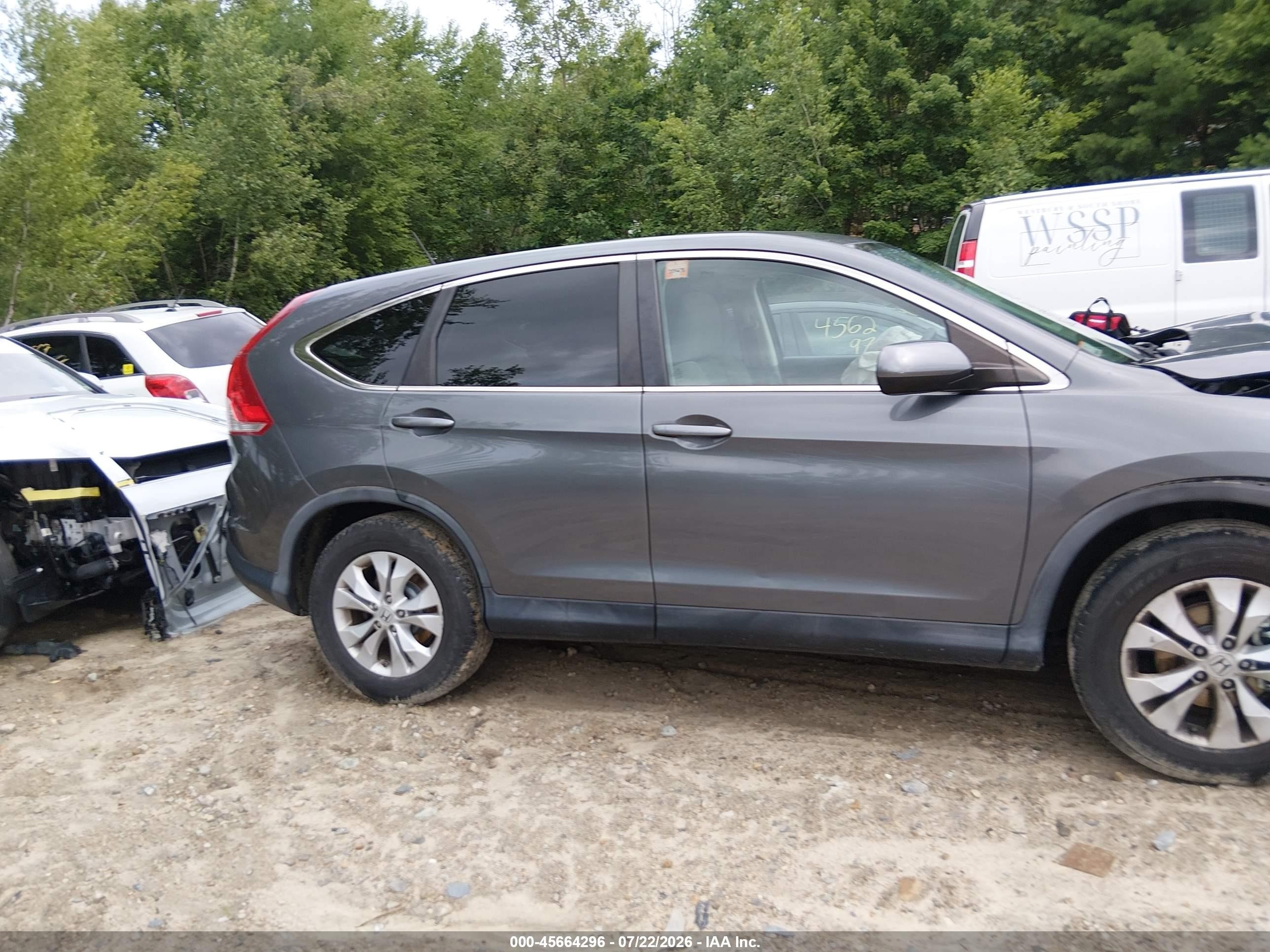 2013 Honda Cr-v Ex Серый vin: 2HKRM4H5XDH600844