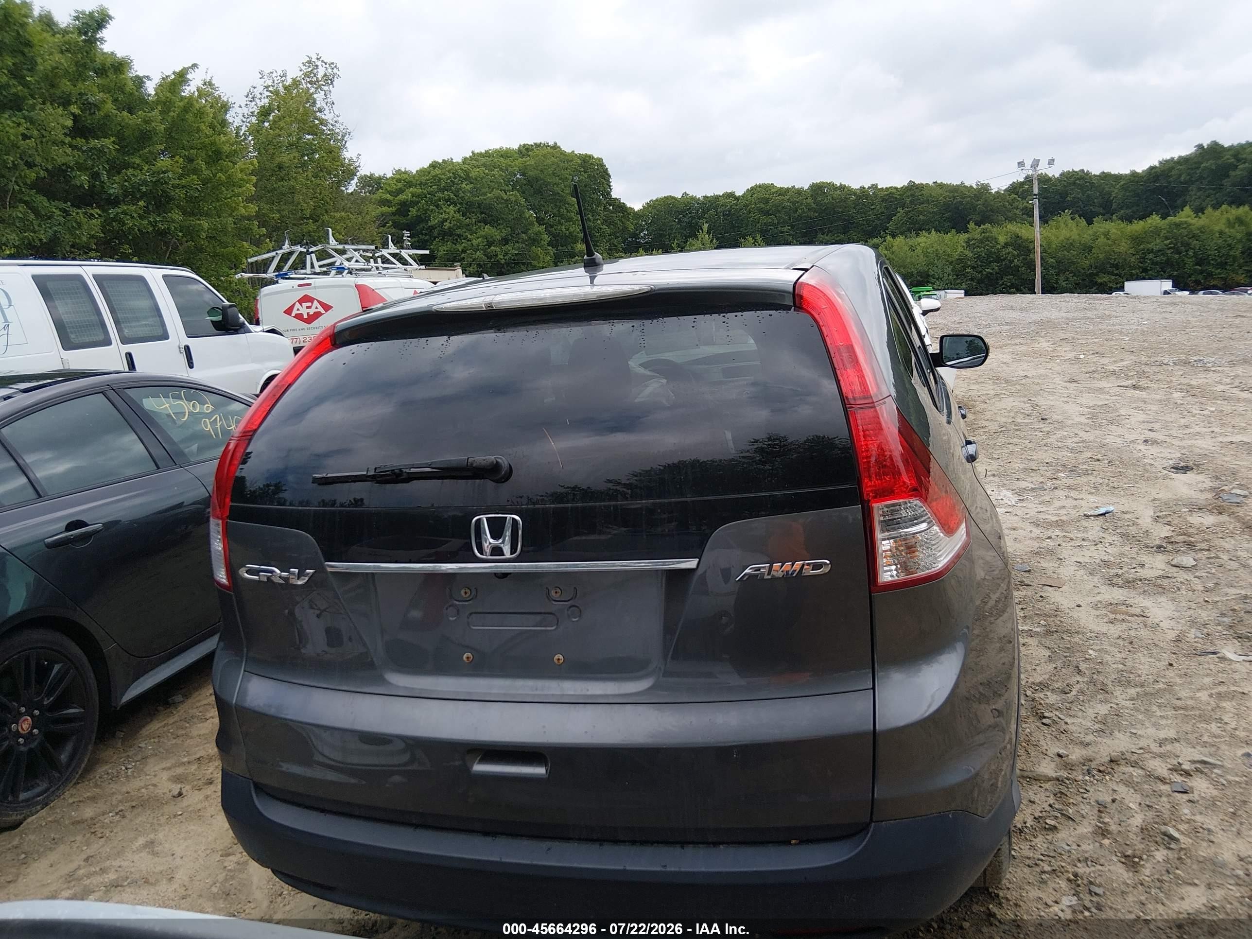 2013 Honda Cr-v Ex Серый vin: 2HKRM4H5XDH600844