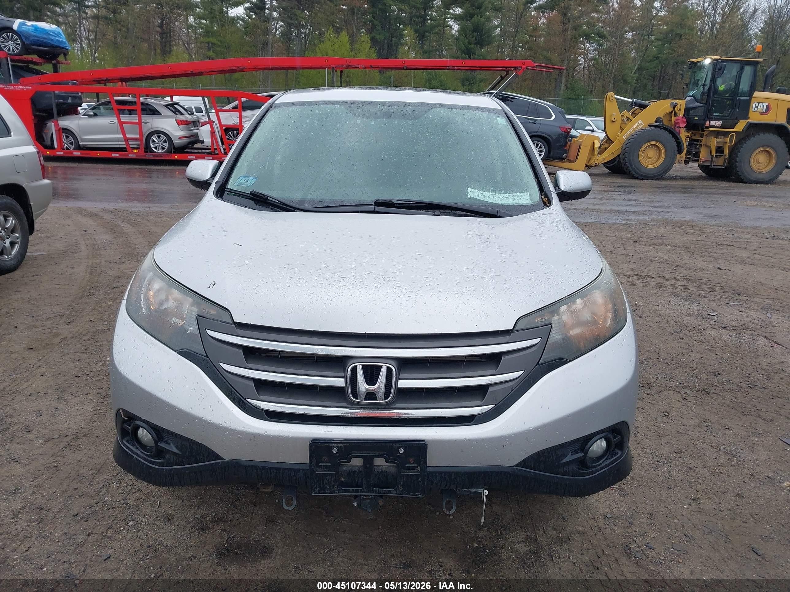 2013 Honda Cr-v Ex Silver vin: 2HKRM4H5XDH602576