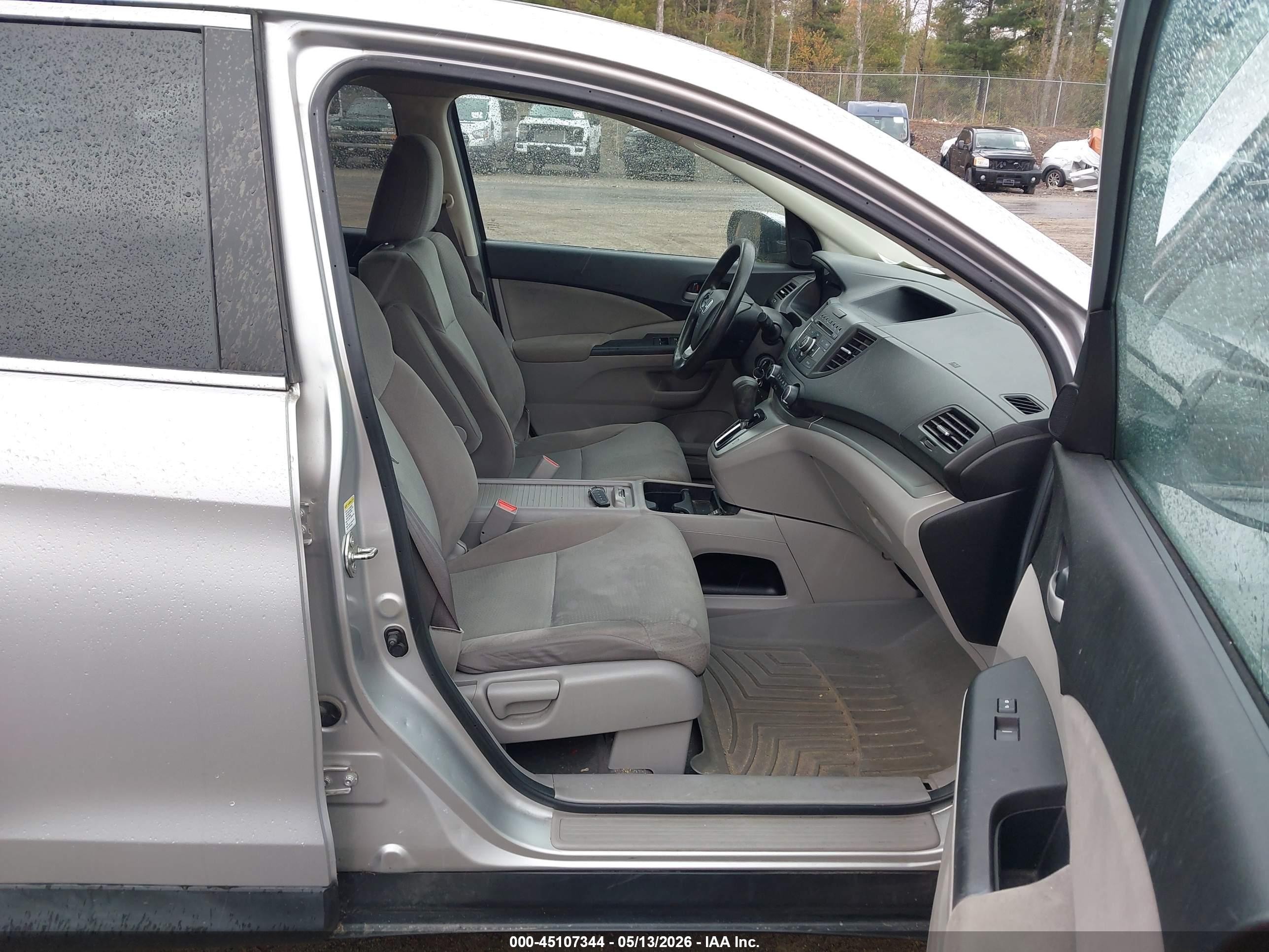 2013 Honda Cr-v Ex Silver vin: 2HKRM4H5XDH602576