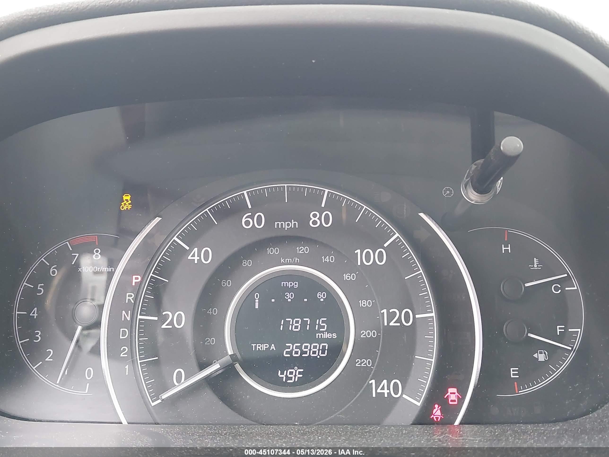 2013 Honda Cr-v Ex Silver vin: 2HKRM4H5XDH602576