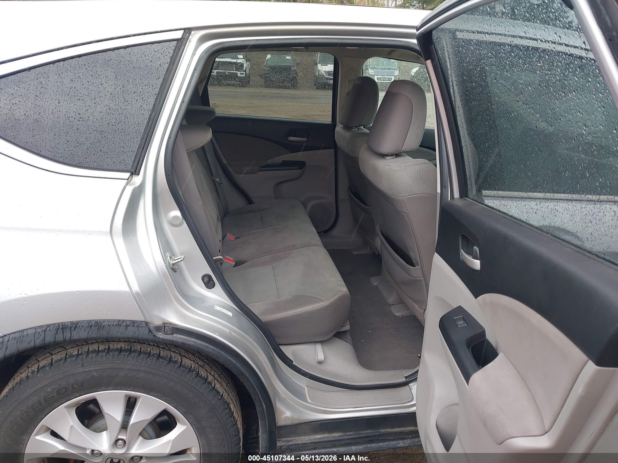 2013 Honda Cr-v Ex Silver vin: 2HKRM4H5XDH602576