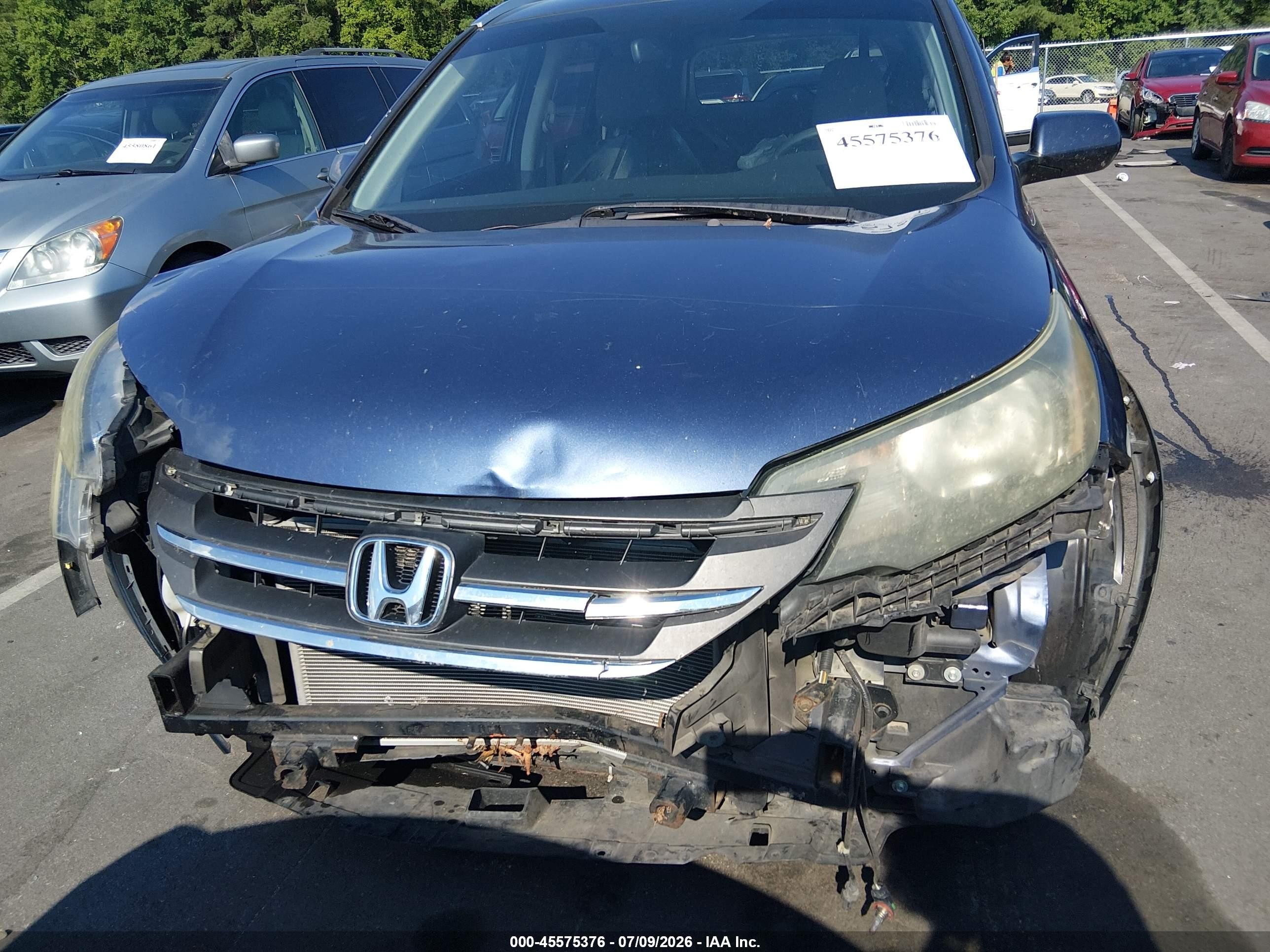 2013 Honda Cr-v Ex Light Blue vin: 2HKRM4H5XDH615490