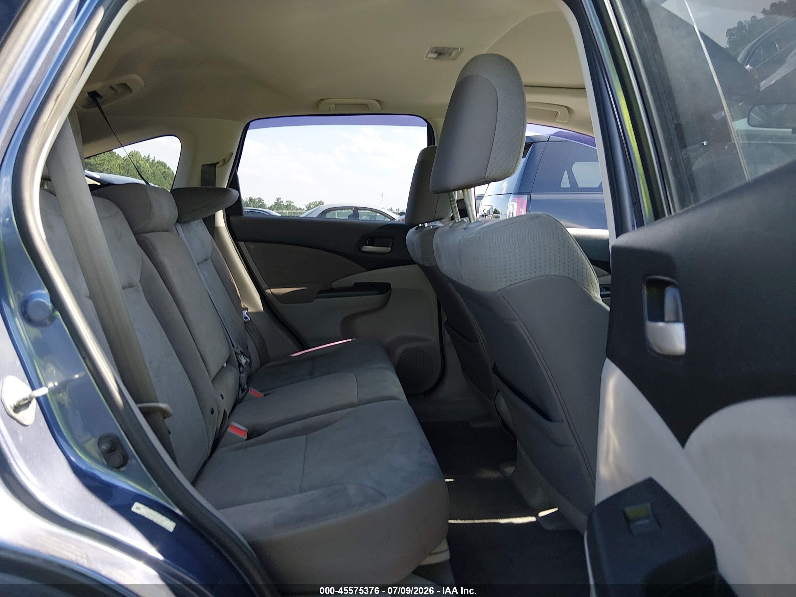 2013 Honda Cr-v Ex Light Blue vin: 2HKRM4H5XDH615490