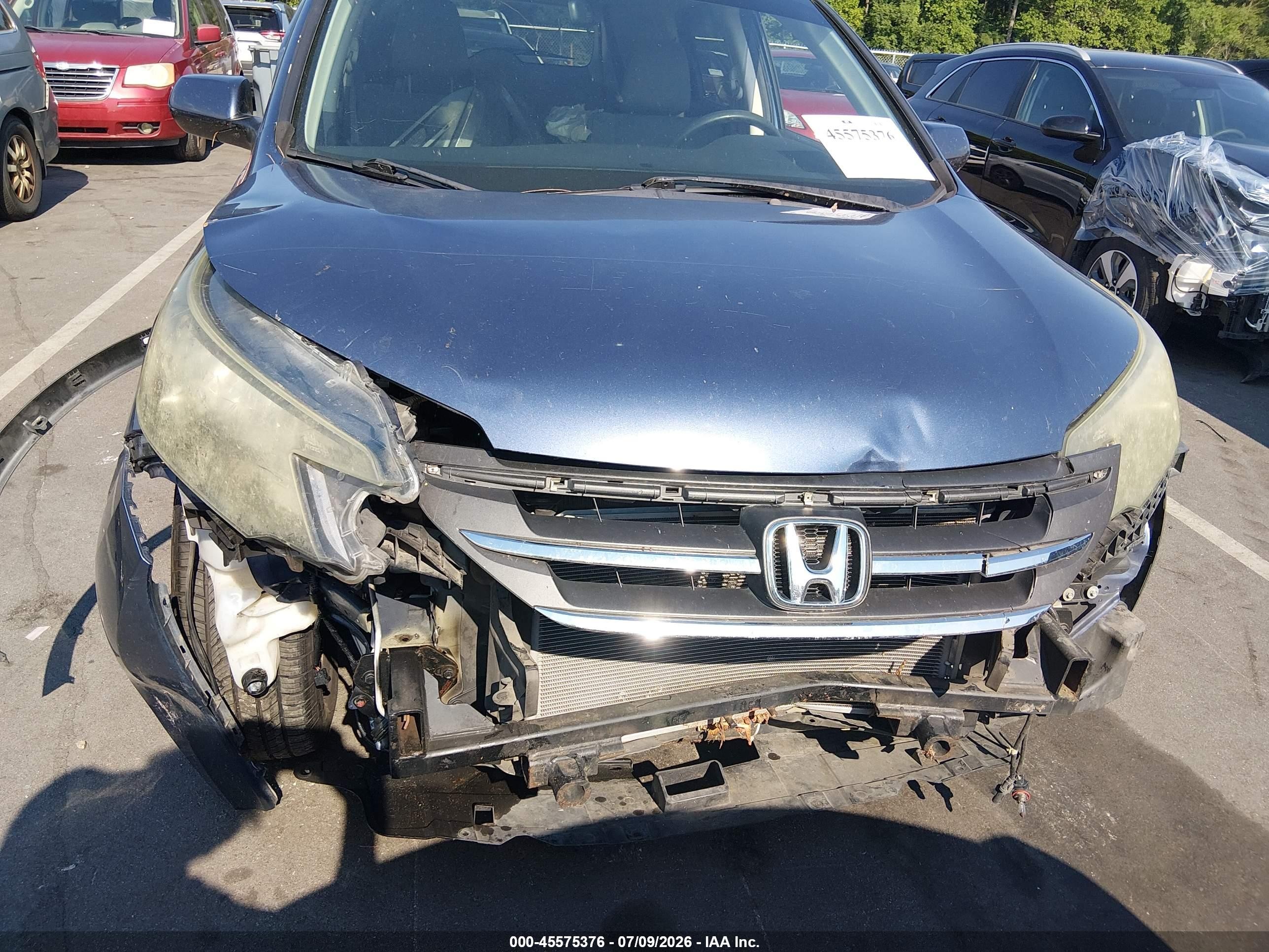 2013 Honda Cr-v Ex Light Blue vin: 2HKRM4H5XDH615490