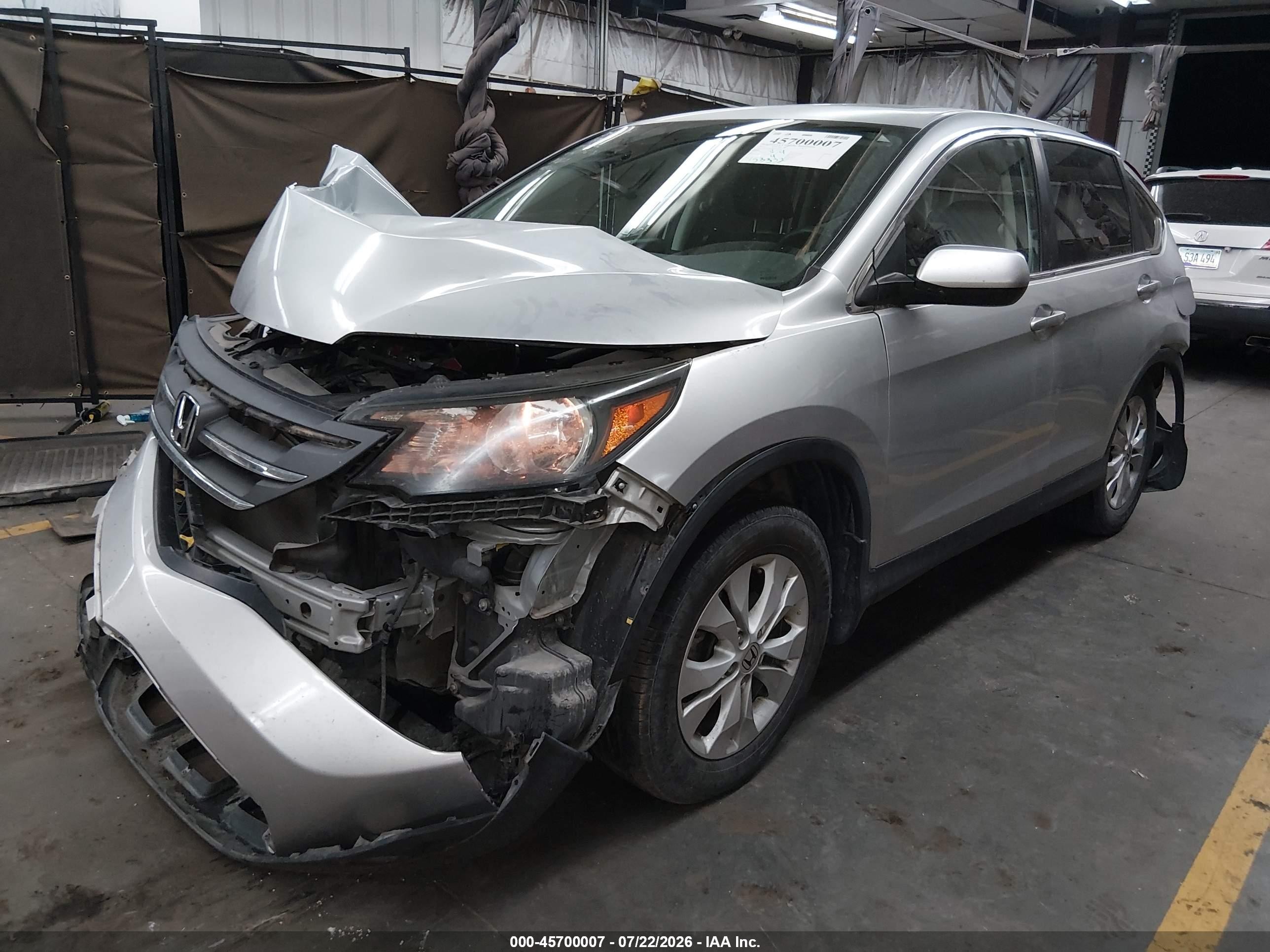 2013 Honda Cr-v Ex Серебряный vin: 2HKRM4H5XDH617613