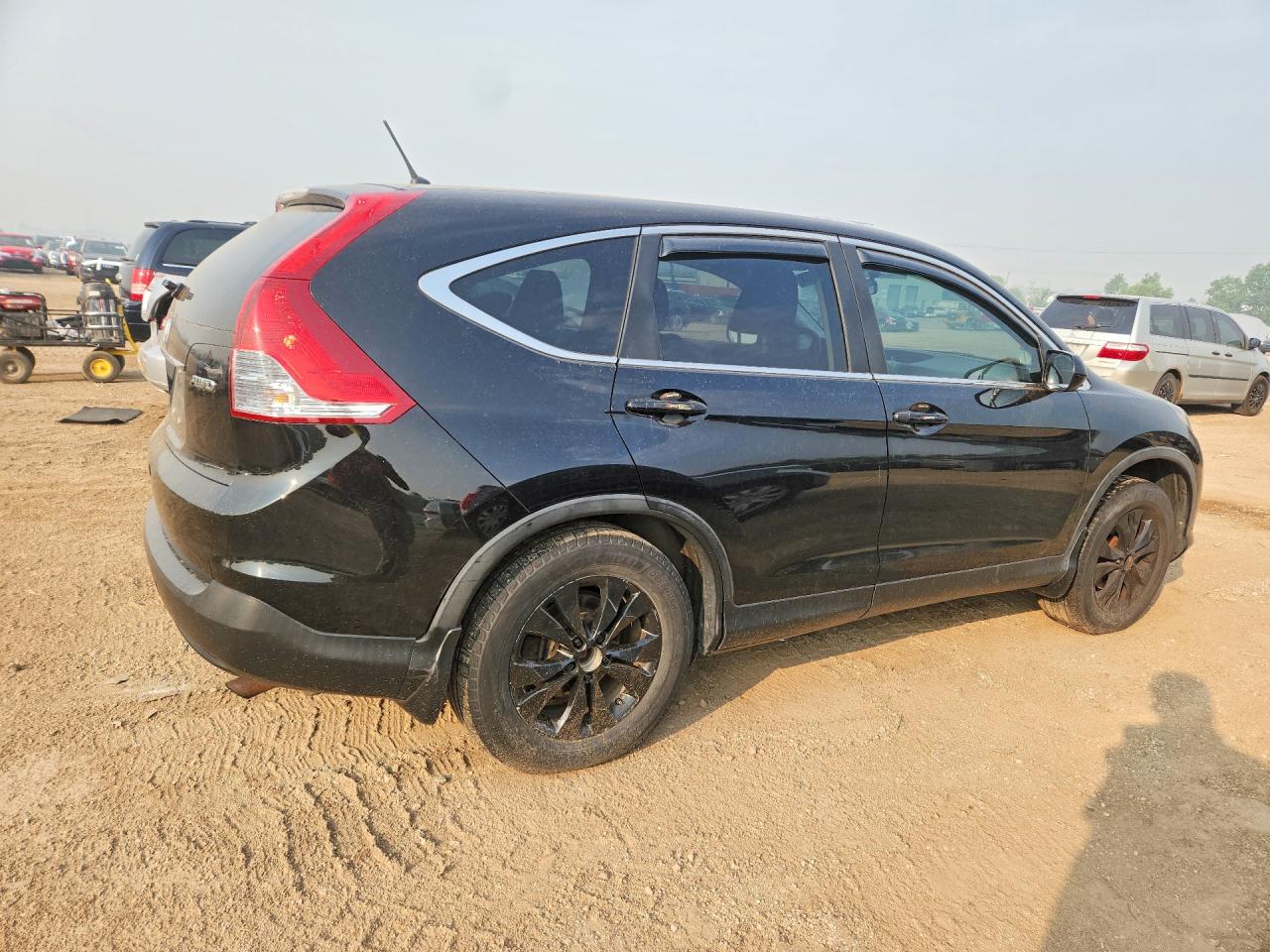 2013 Honda Cr-v Ex Black vin: 2HKRM4H5XDH620043