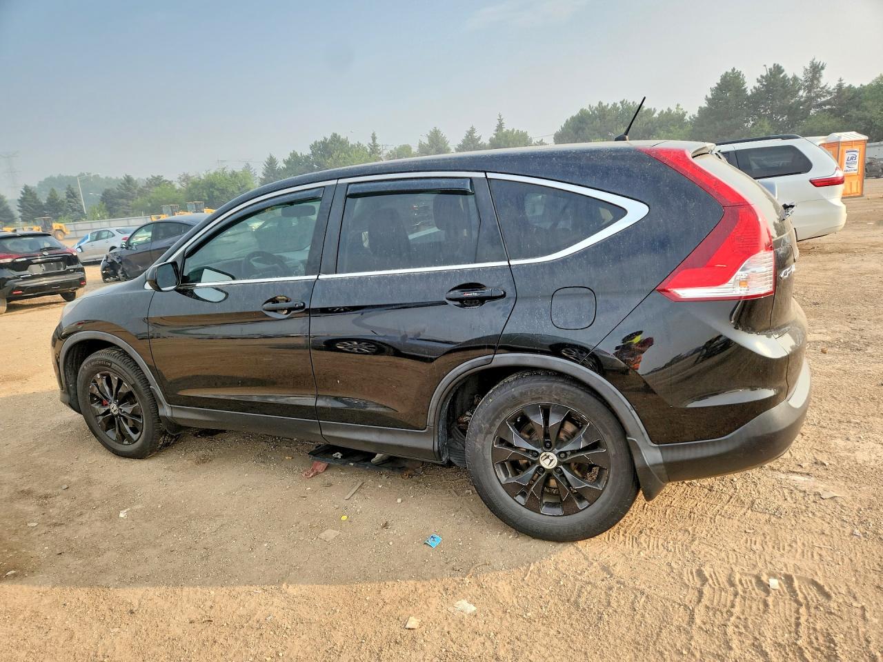 2013 Honda Cr-v Ex Black vin: 2HKRM4H5XDH620043