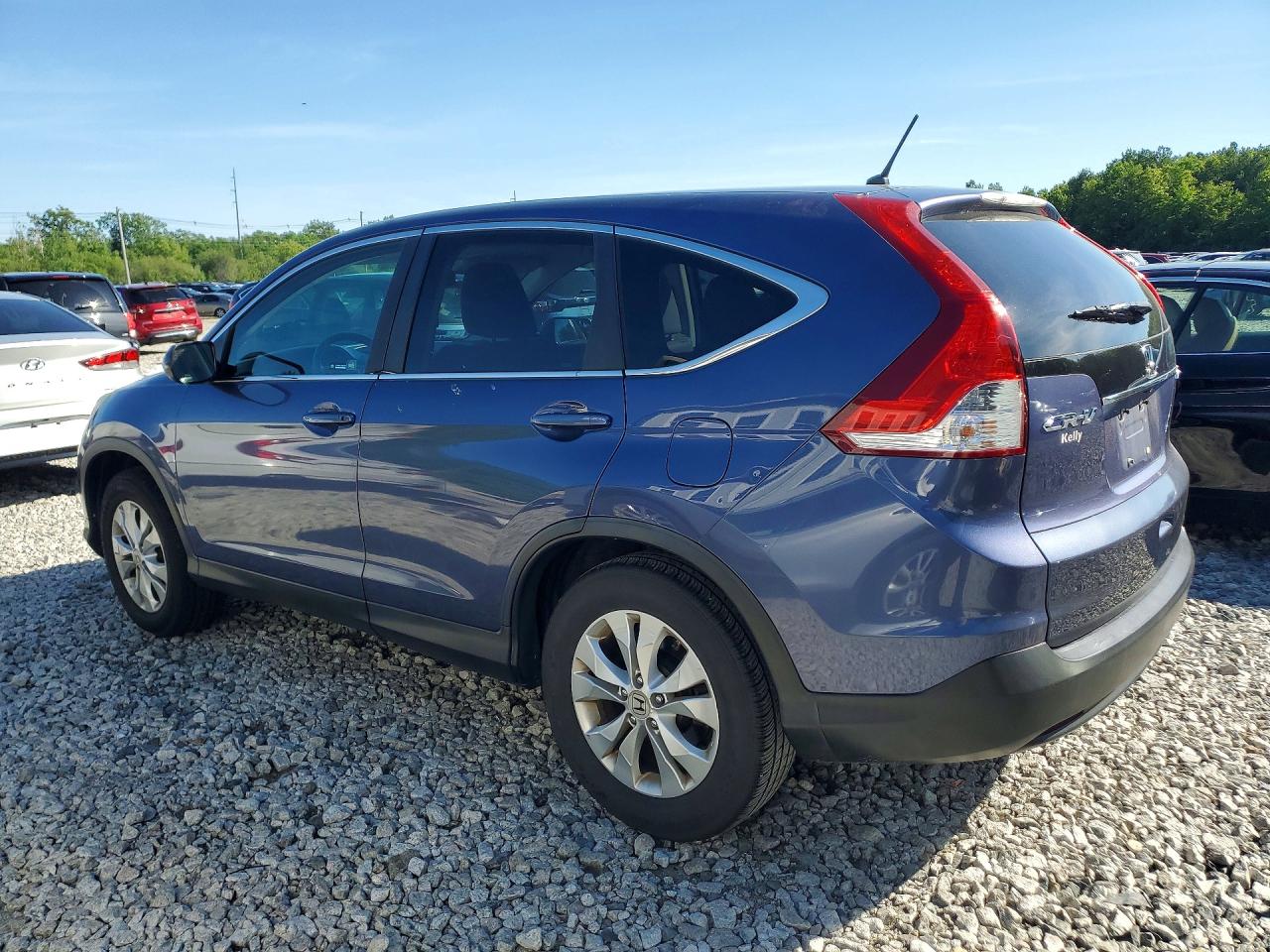 2013 Honda Cr-v Ex Синий vin: 2HKRM4H5XDH634797