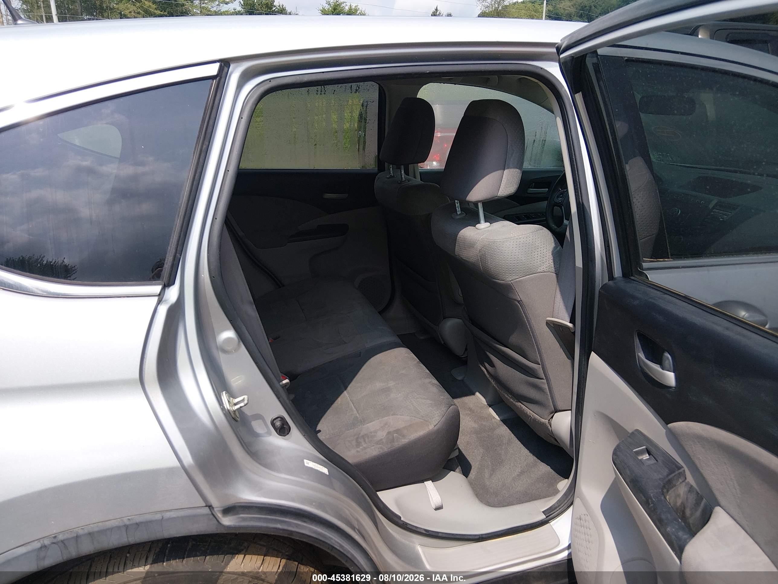 2013 Honda Cr-v Ex Silver vin: 2HKRM4H5XDH635013