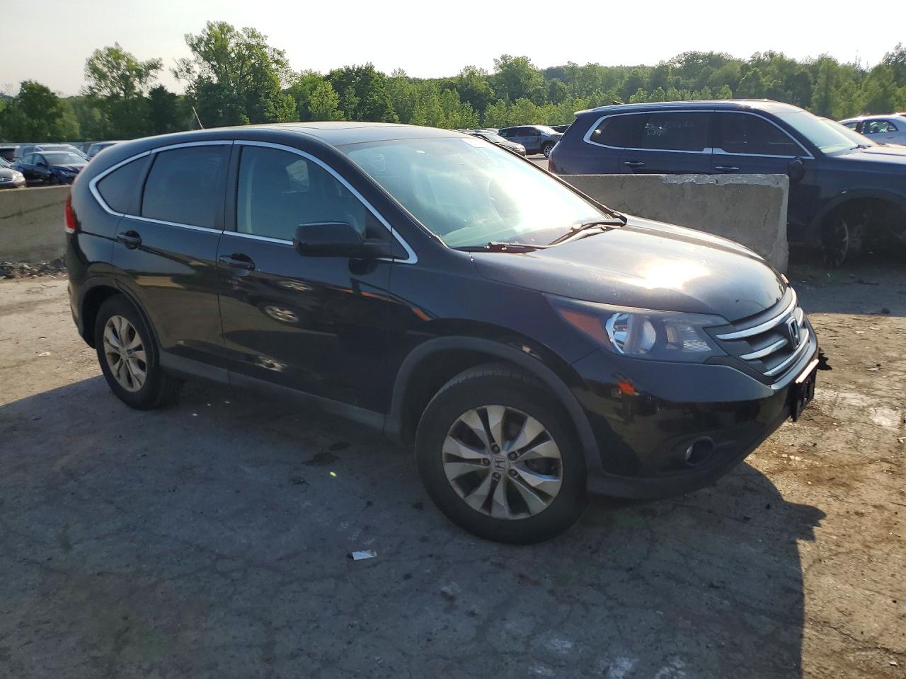 2013 Honda Cr-v Ex Black vin: 2HKRM4H5XDH647842