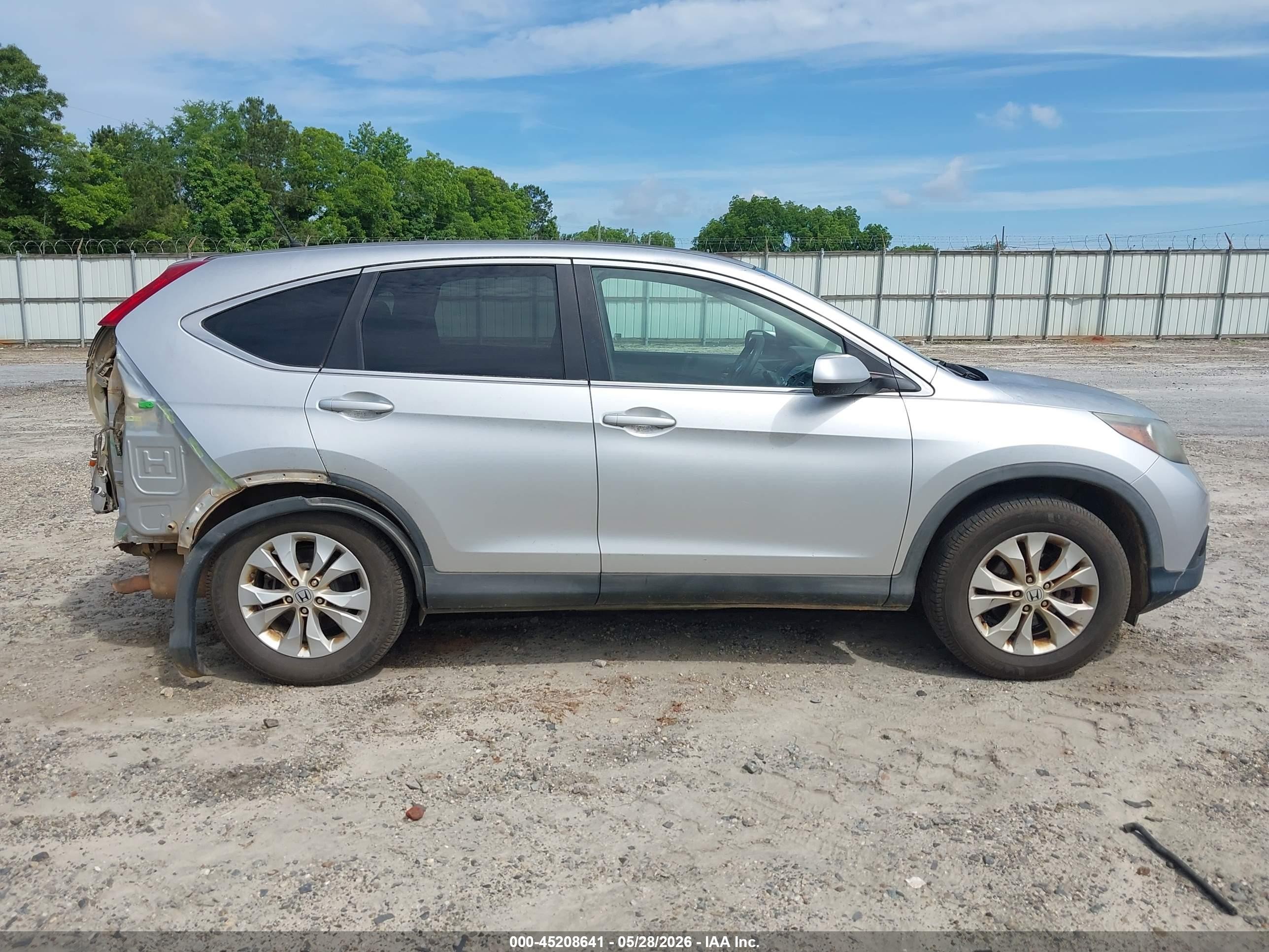 2013 Honda Cr-v Ex Silver vin: 2HKRM4H5XDH664379