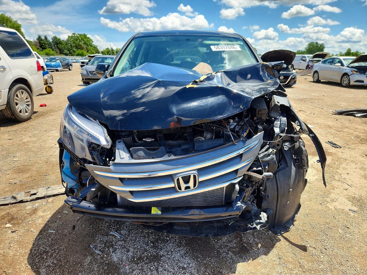 2013 Honda Cr-v Ex Black vin: 2HKRM4H5XDH681666